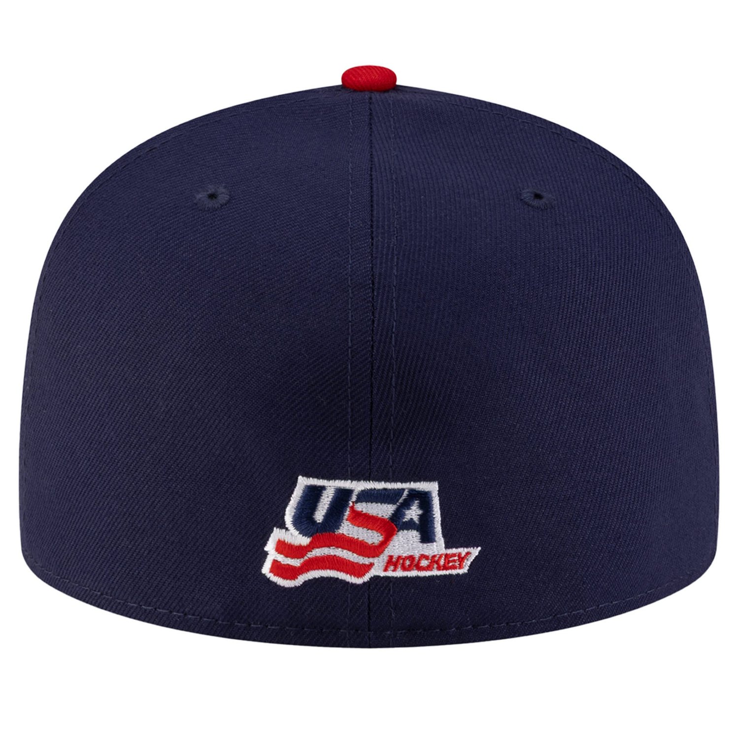 New Era Red US Hockey 2-Tone 59FIFTY Fitted Hat - view number 4
