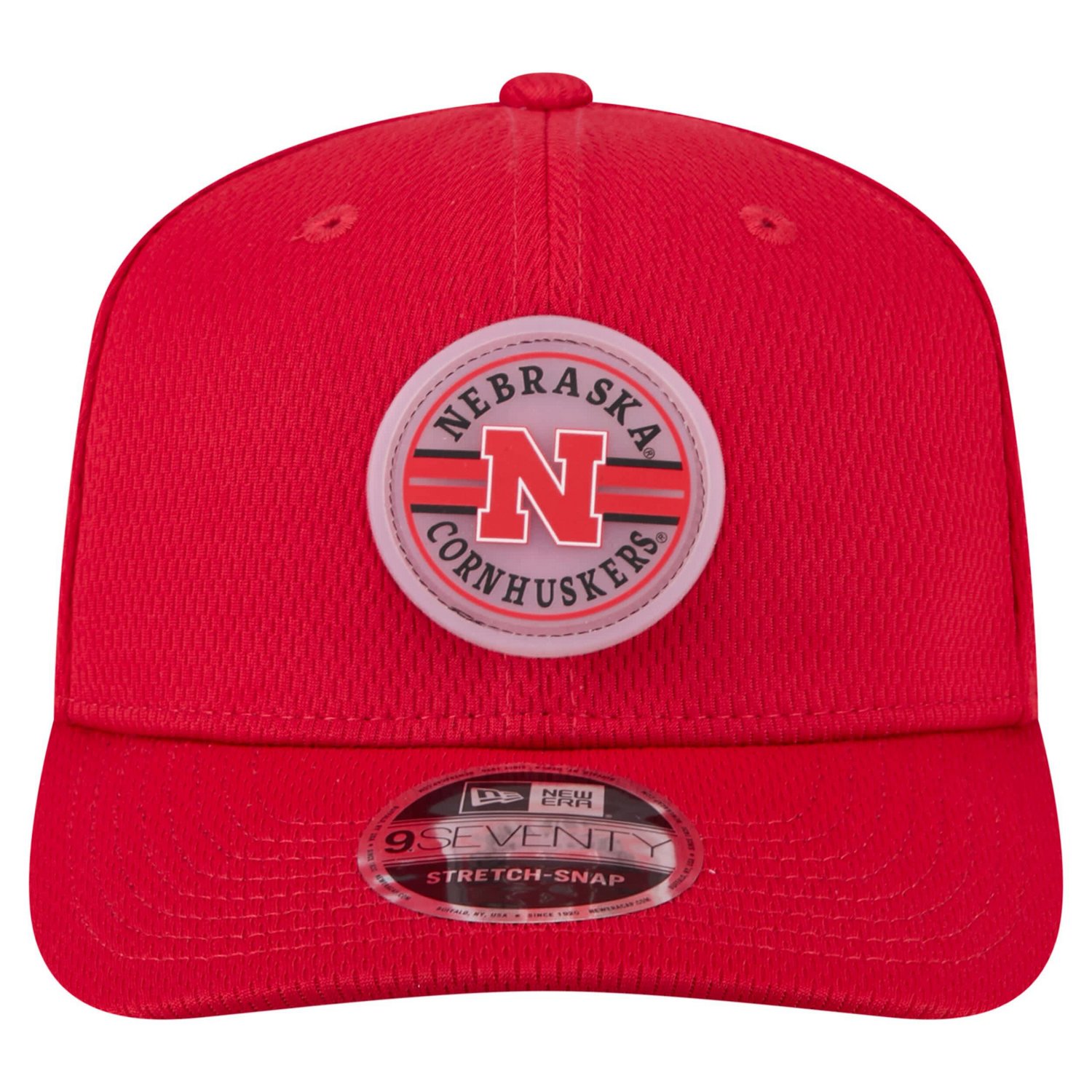 New Era Nebraska Huskers Patched 9SEVENTY Stretch-Snap Adjustable Hat - view number 2