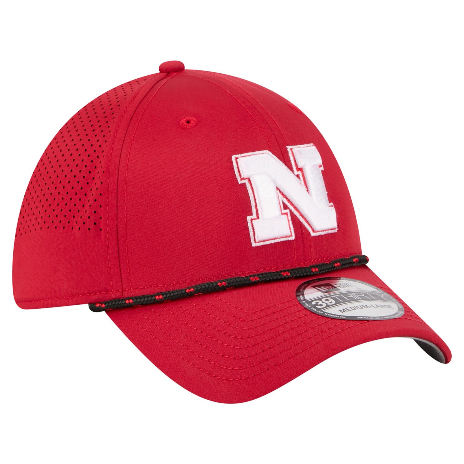New Era Nebraska Huskers Rope 39THIRTY Flex Hat - view number 3