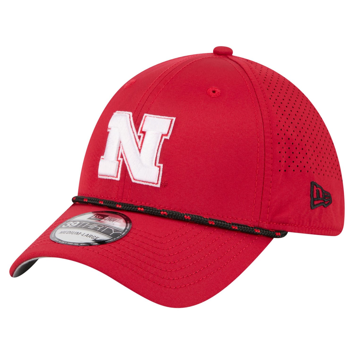 New Era Nebraska Huskers Rope 39THIRTY Flex Hat