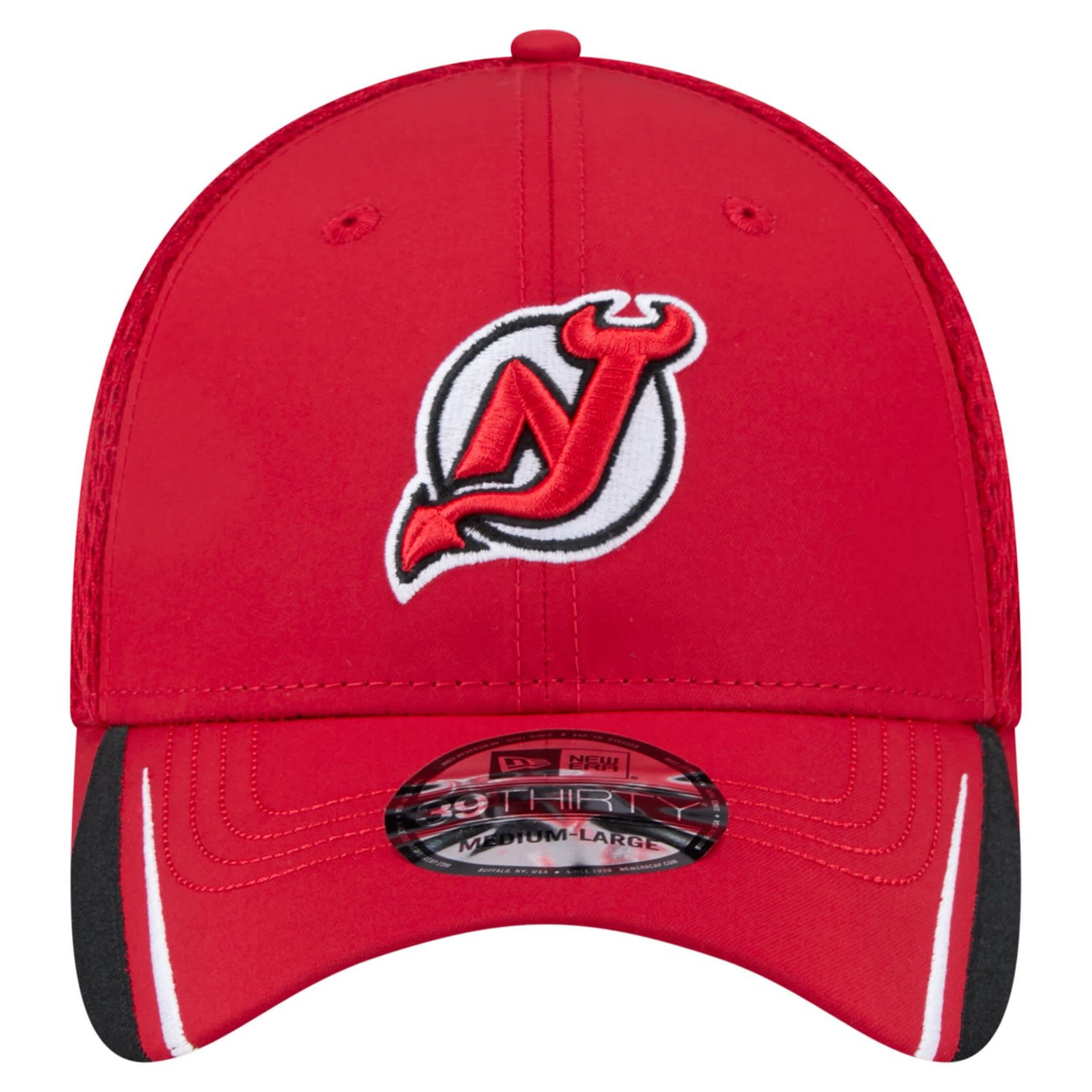 New Era New Jersey Devils Linear Featherweight 39THIRTY Flex Hat - view number 2