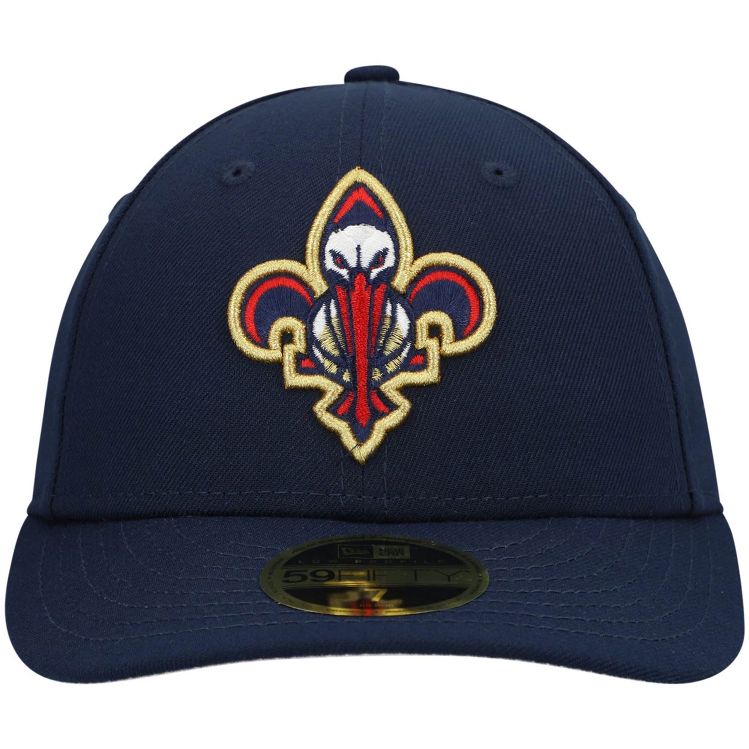 New Era New Orleans Pelicans Team Logo Low Profile 59FIFTY Fitted Hat - view number 2