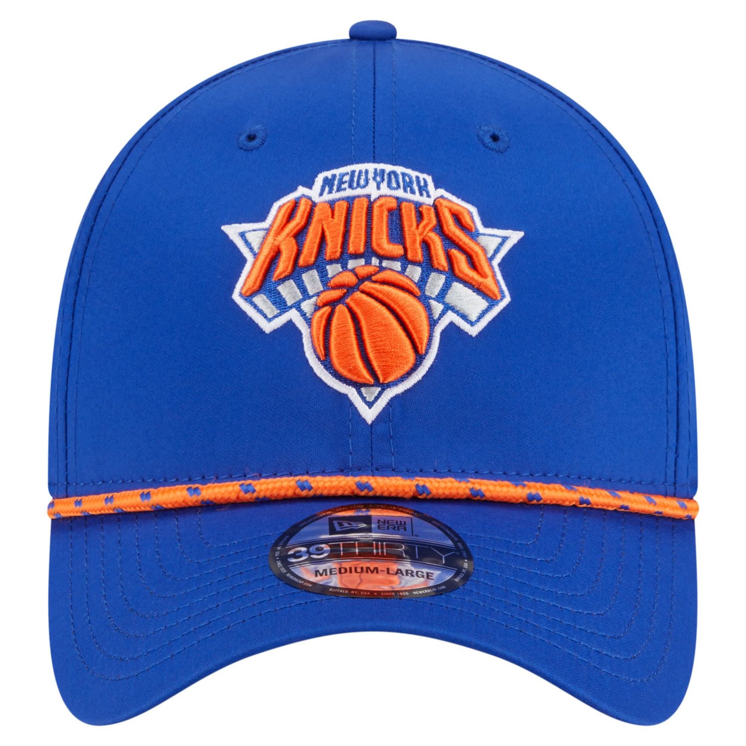 New Era New York Knicks Featherweight Poly Rope Flex 39Thirty Hat - view number 2
