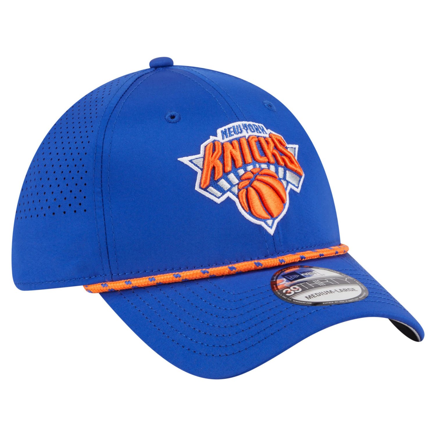 New Era New York Knicks Featherweight Poly Rope Flex 39Thirty Hat - view number 3