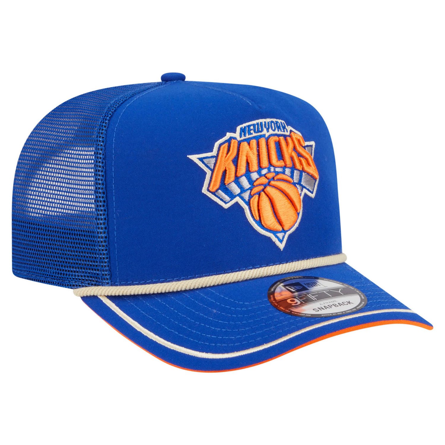 New Era New York Knicks Vintage Team Rope A-Frame 9FIFTY Snapback Hat - view number 3