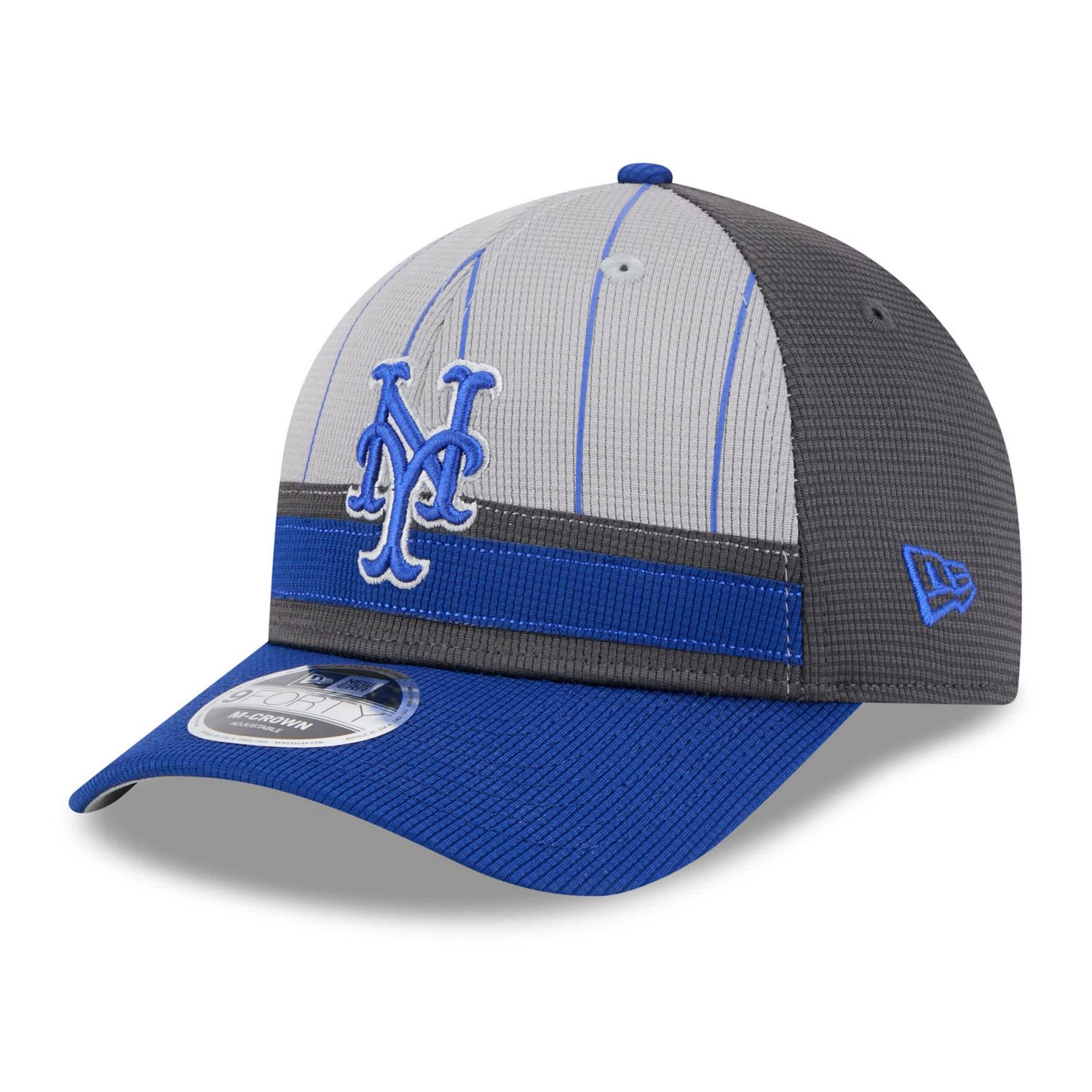 New Era New York Mets 2025 Batting Practice 9FORTY M-Crown Adjustable Hat - view number 1