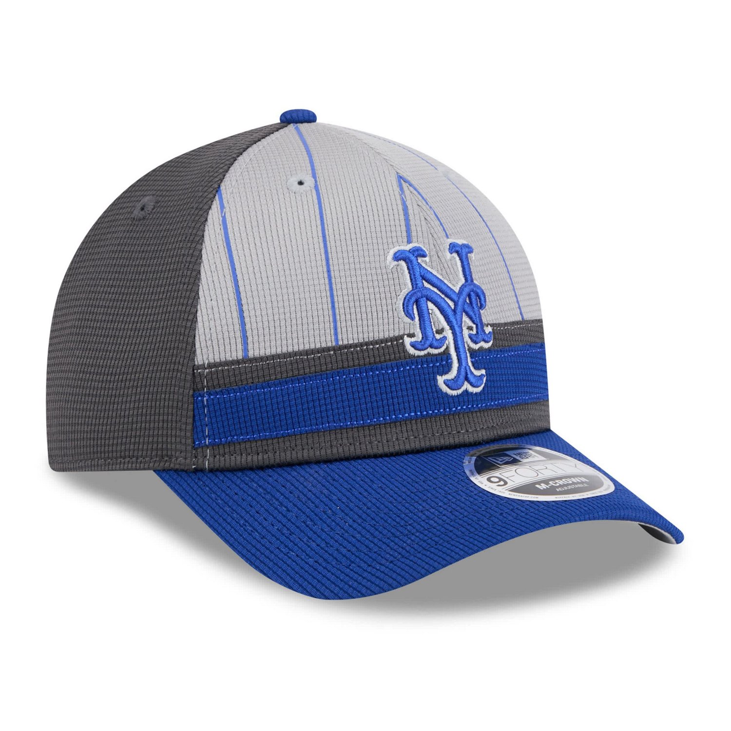 New Era New York Mets 2025 Batting Practice 9FORTY M-Crown Adjustable Hat - view number 3