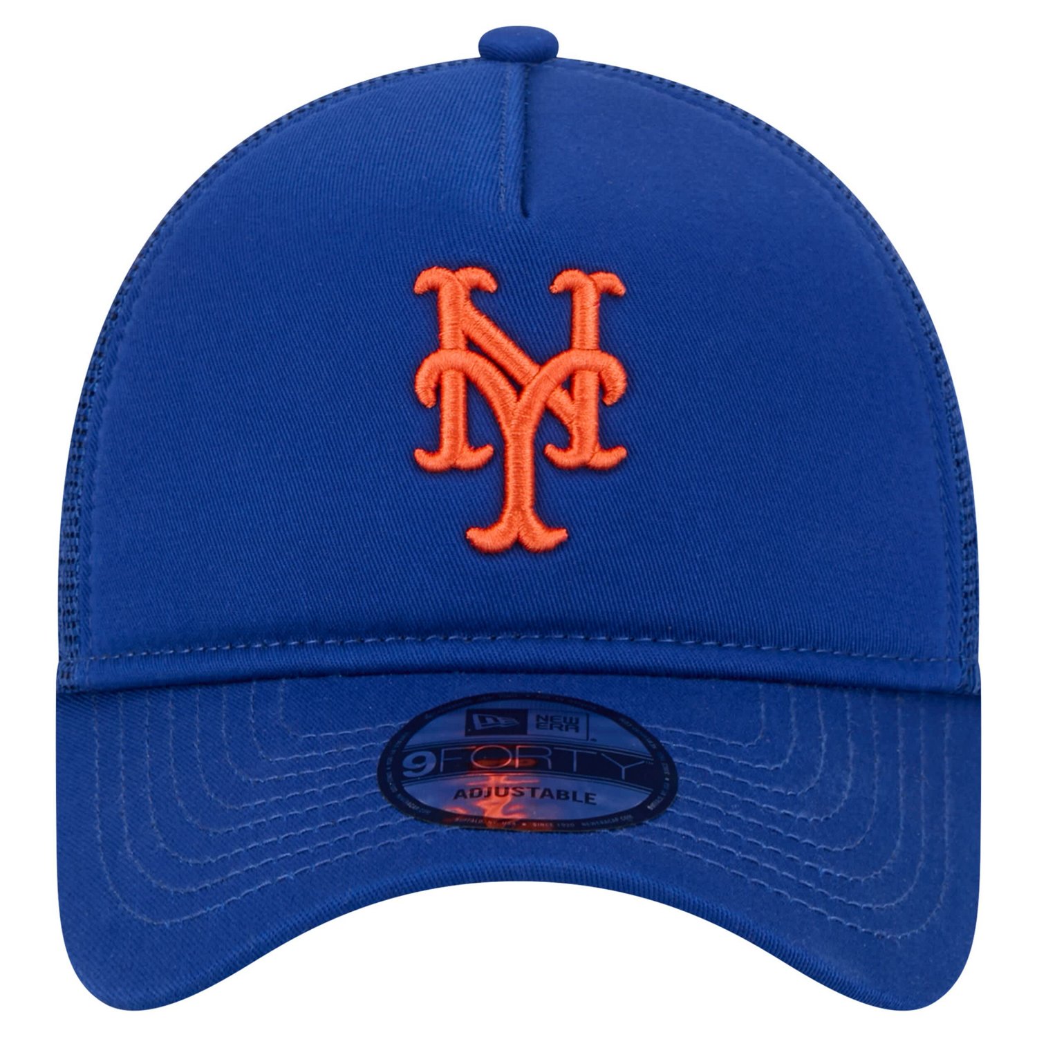 New Era New York Mets 9FORTY A-Frame Trucker Adjustable Hat - view number 2