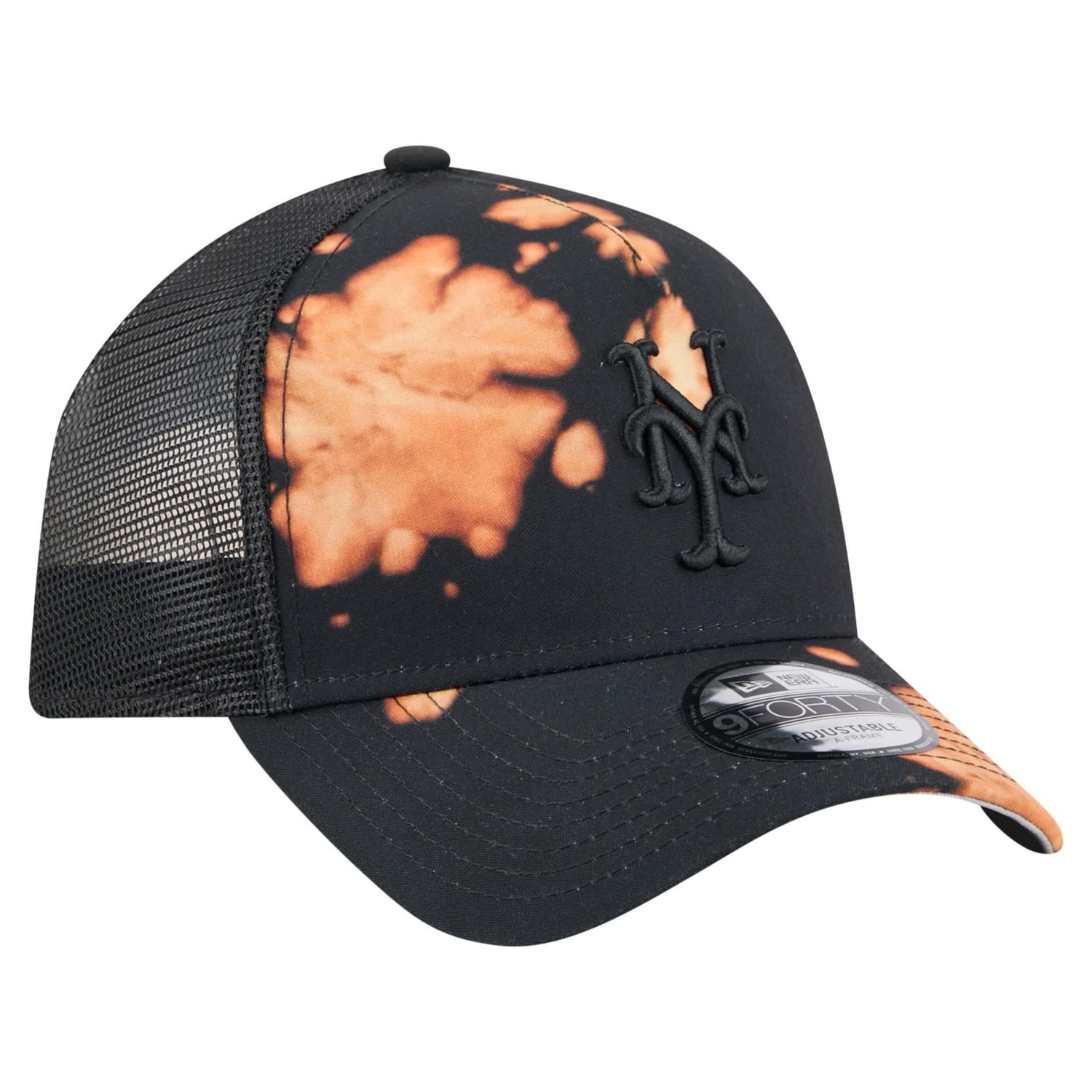New Era New York Mets Bleached A-Frame 9FORTY Adjustable Hat                                                                     - view number 3