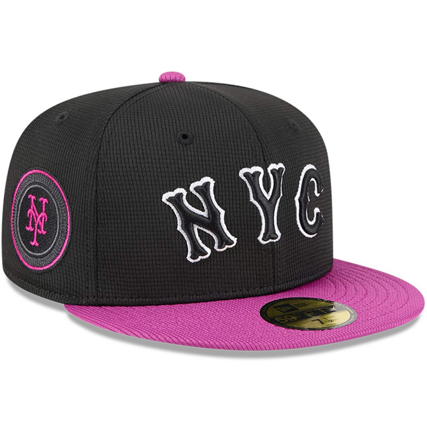 New Era New York Mets City Connect Batting Practice 59FIFTY Fitted Hat - view number 3