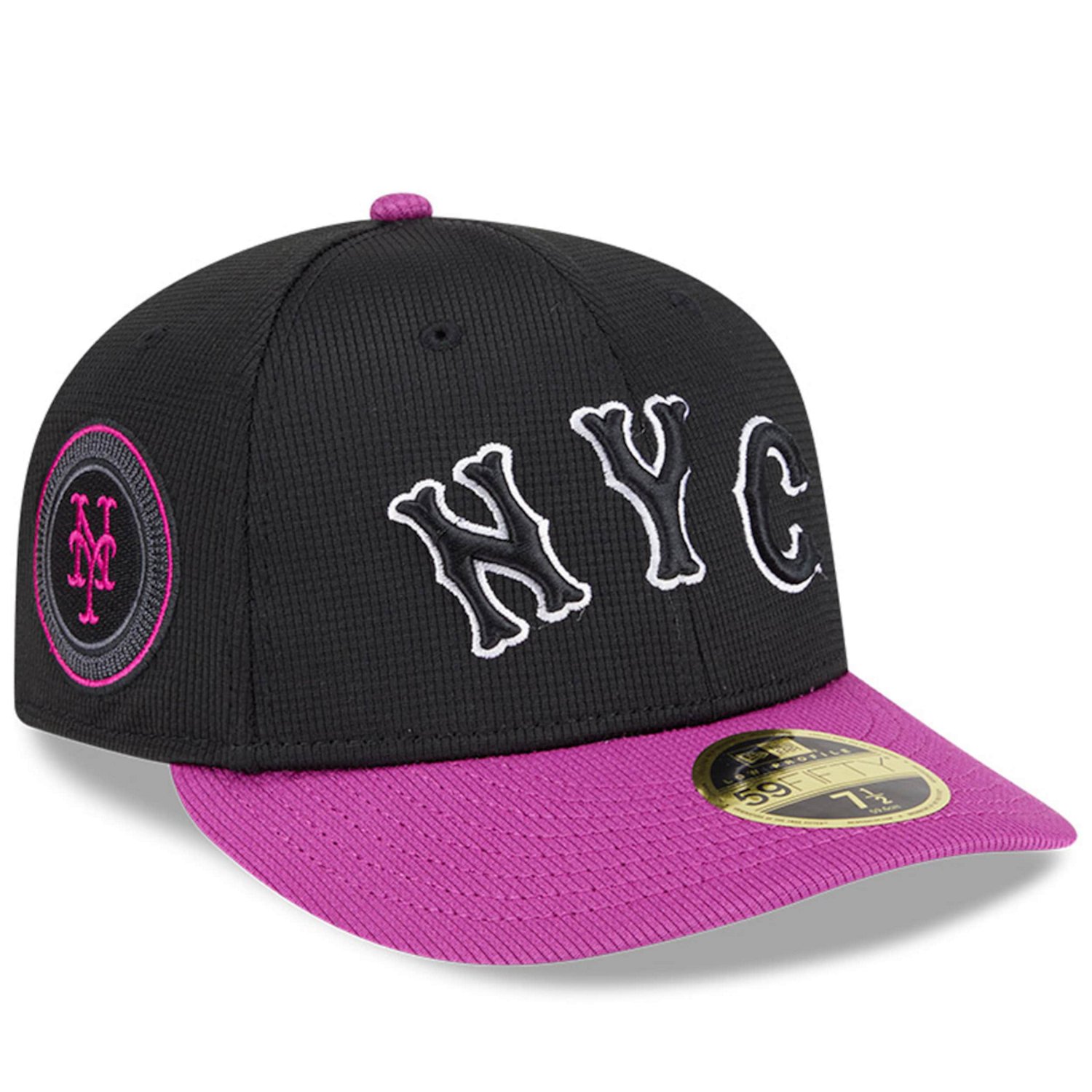 New Era New York Mets City Connect Batting Practice Low Profile 59FIFTY Fitted Hat - view number 3