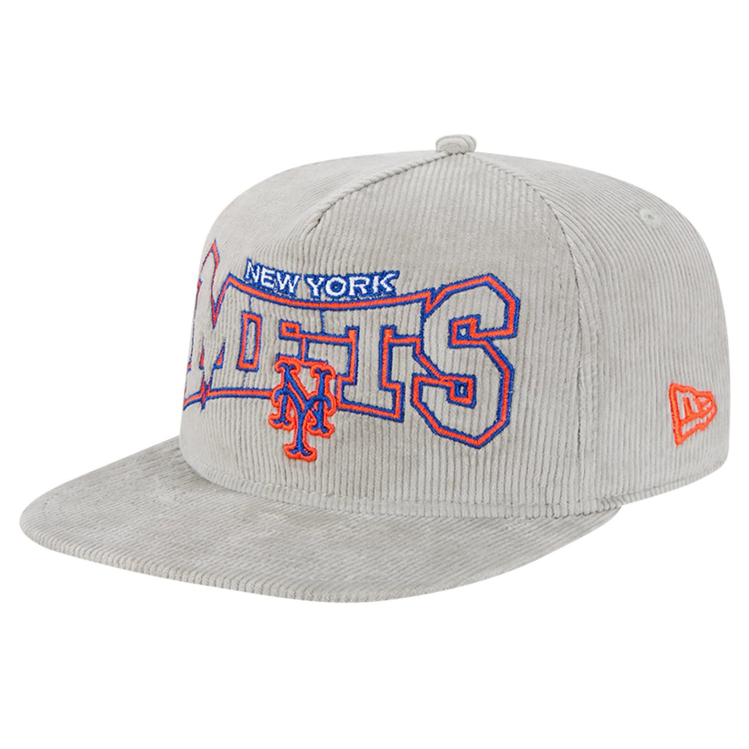 New Era New York Mets Corduroy Golfer Snapback Hat