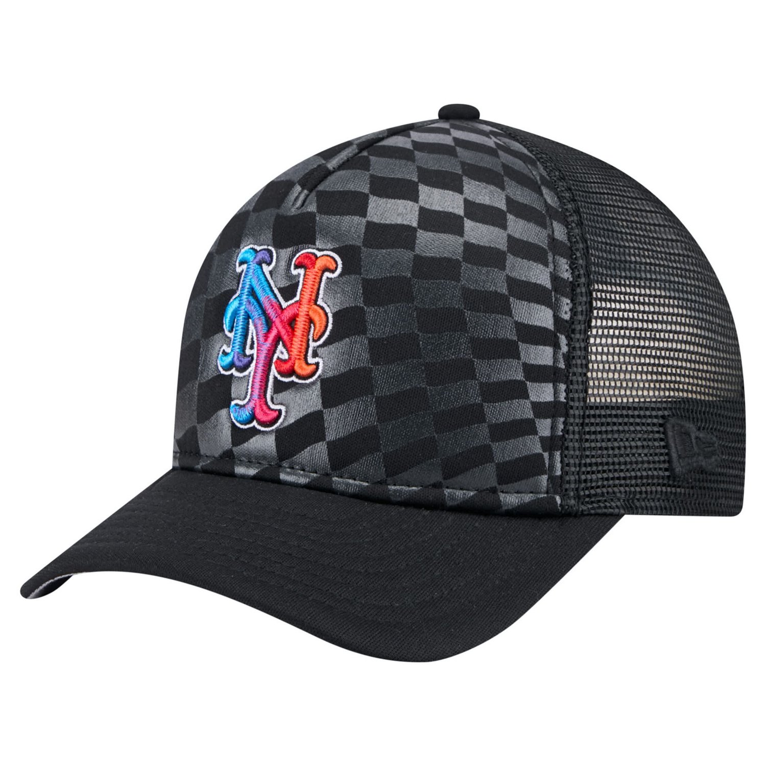 New Era New York Mets Gradient 9FORTY A-Frame M-Crown Trucker Adjustable Hat - view number 1