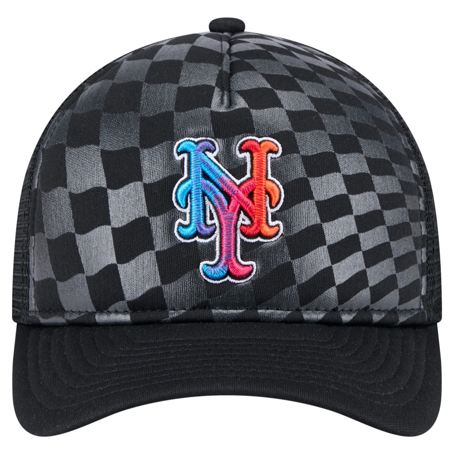 New Era New York Mets Gradient 9FORTY A-Frame M-Crown Trucker Adjustable Hat - view number 2
