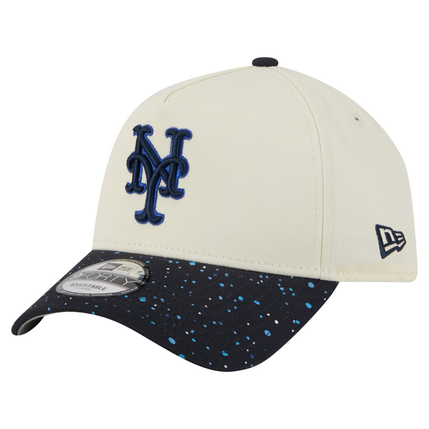 New Era New York Mets Speckle A-Frame 9FORTY Adjustable Hat