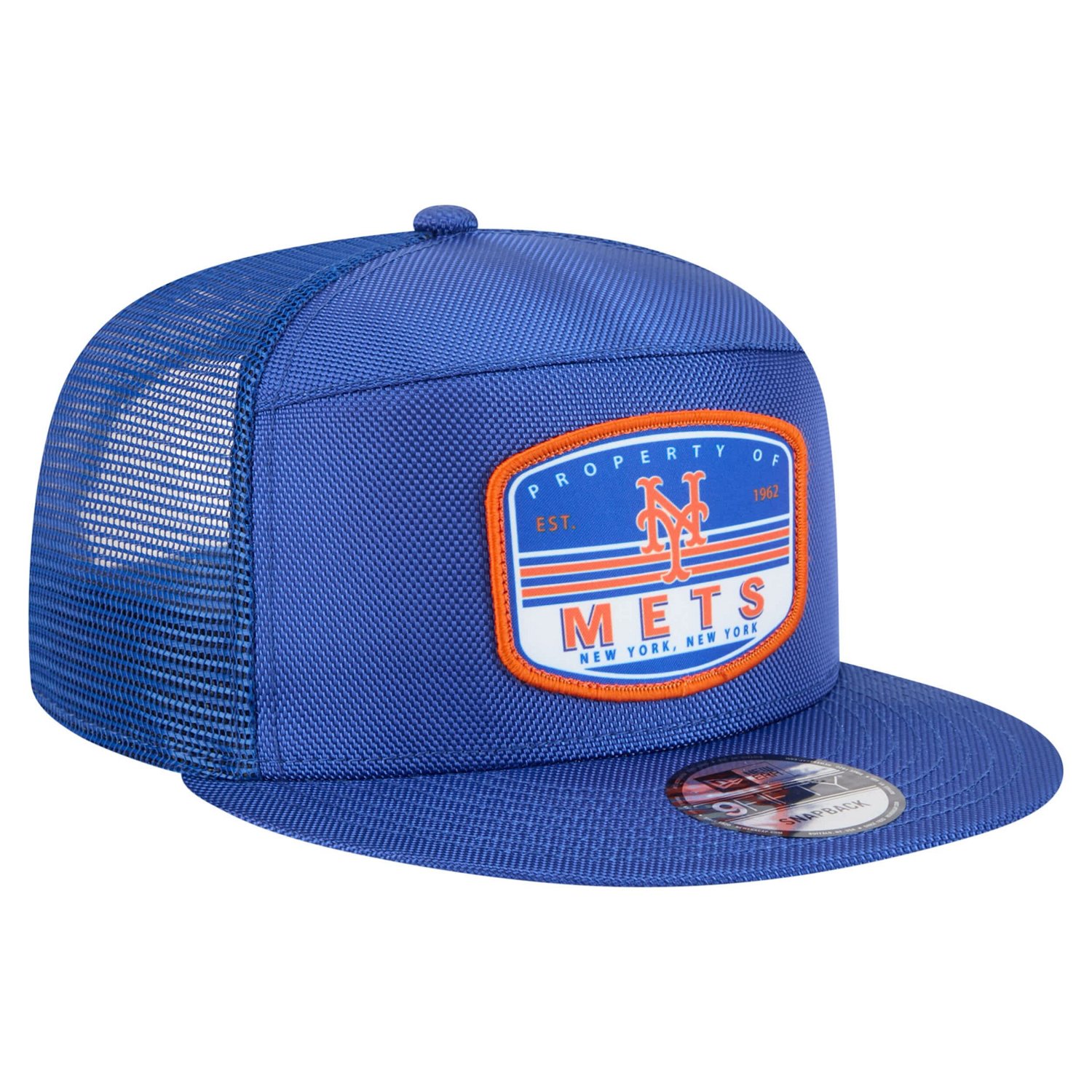 New Era New York Mets Split Panel 9FIFTY Trucker Snapback - view number 3