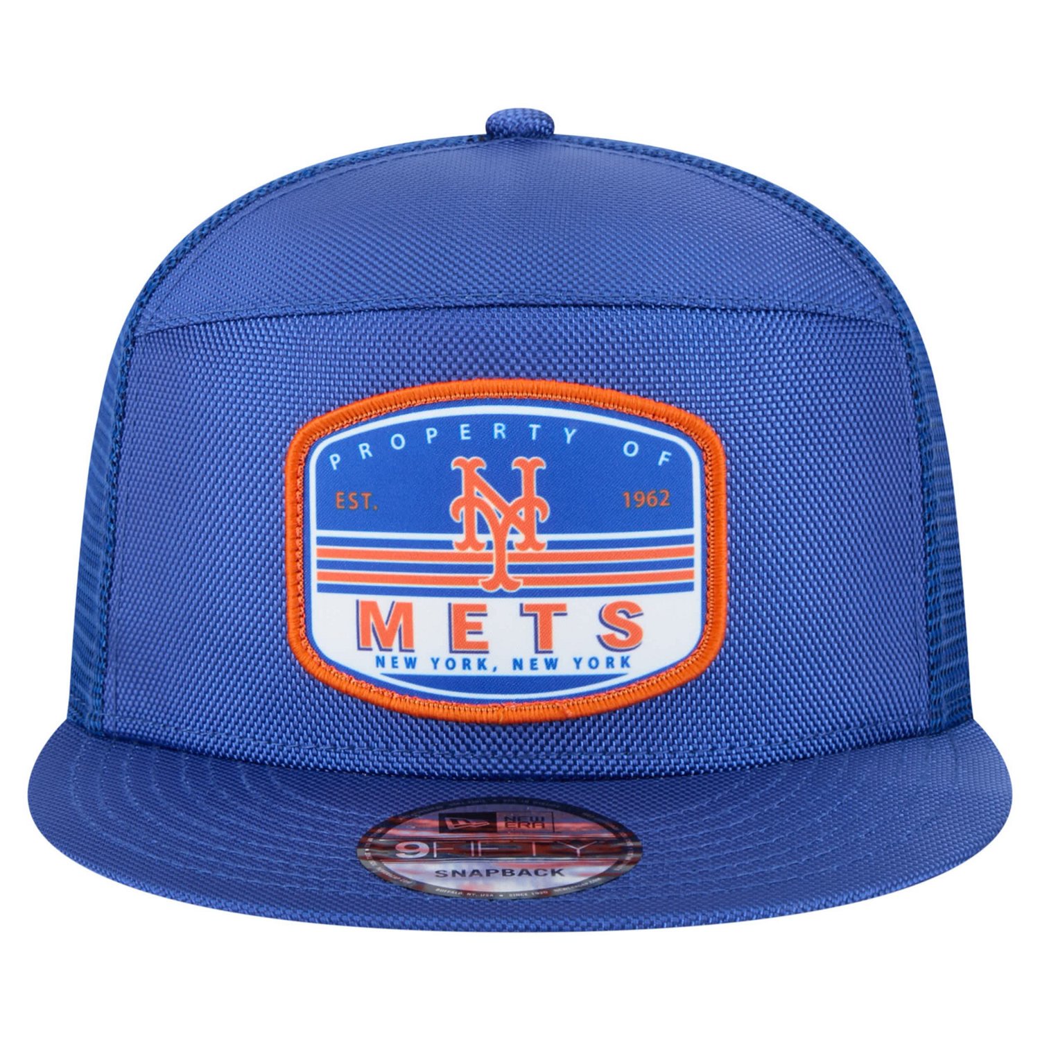 New Era New York Mets Split Panel 9FIFTY Trucker Snapback - view number 2