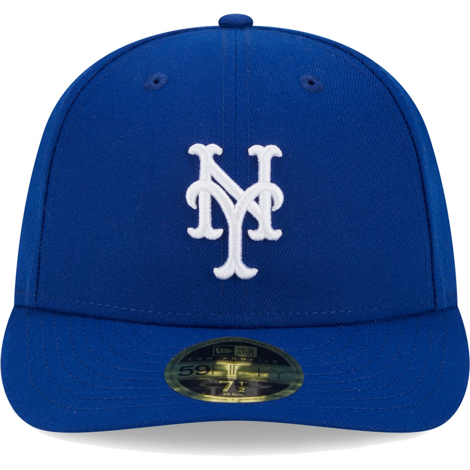 New Era New York Mets White Logo Low Profile 59FIFTY Fitted Hat - view number 2