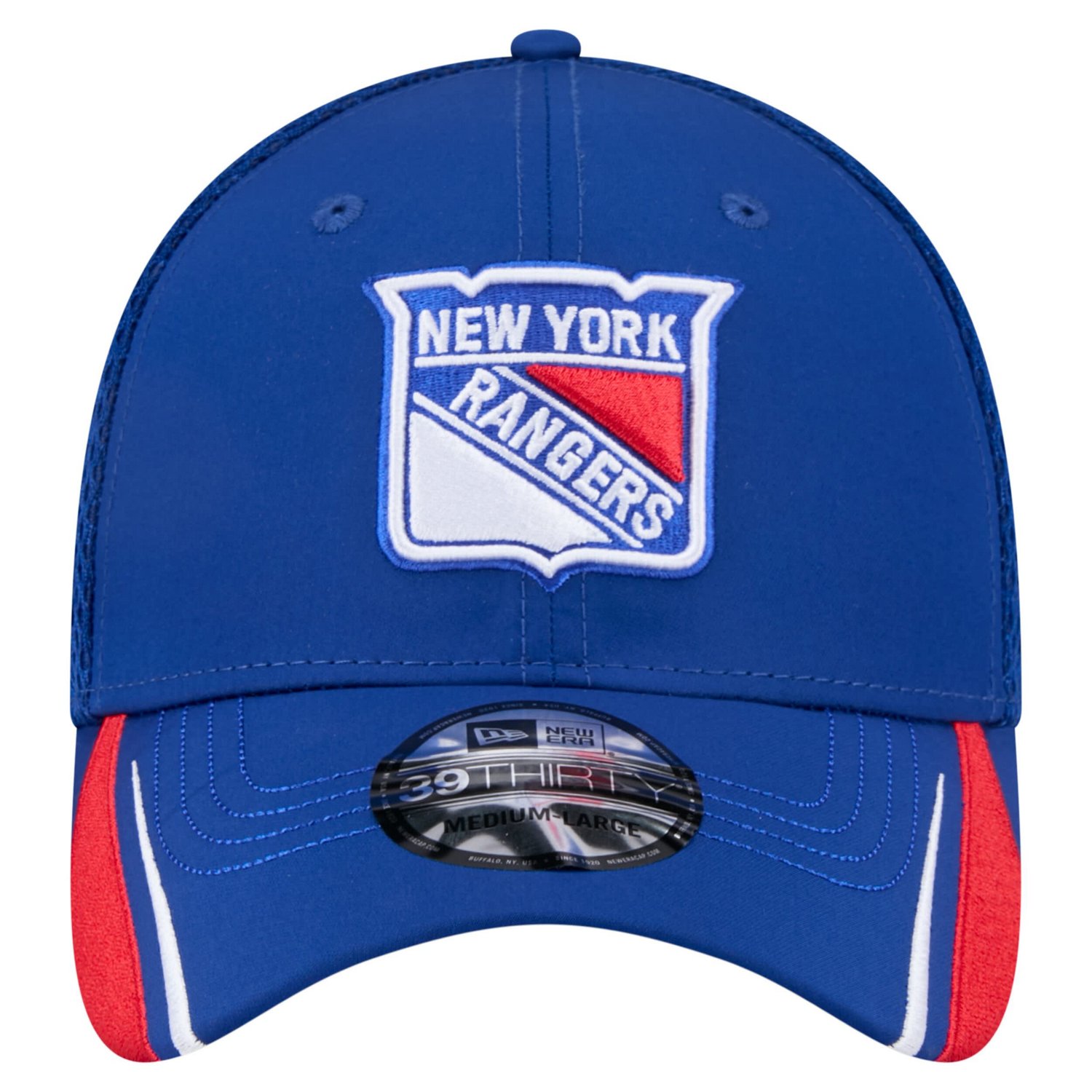 New Era New York Rangers Linear Featherweight 39THIRTY Flex Hat - view number 2