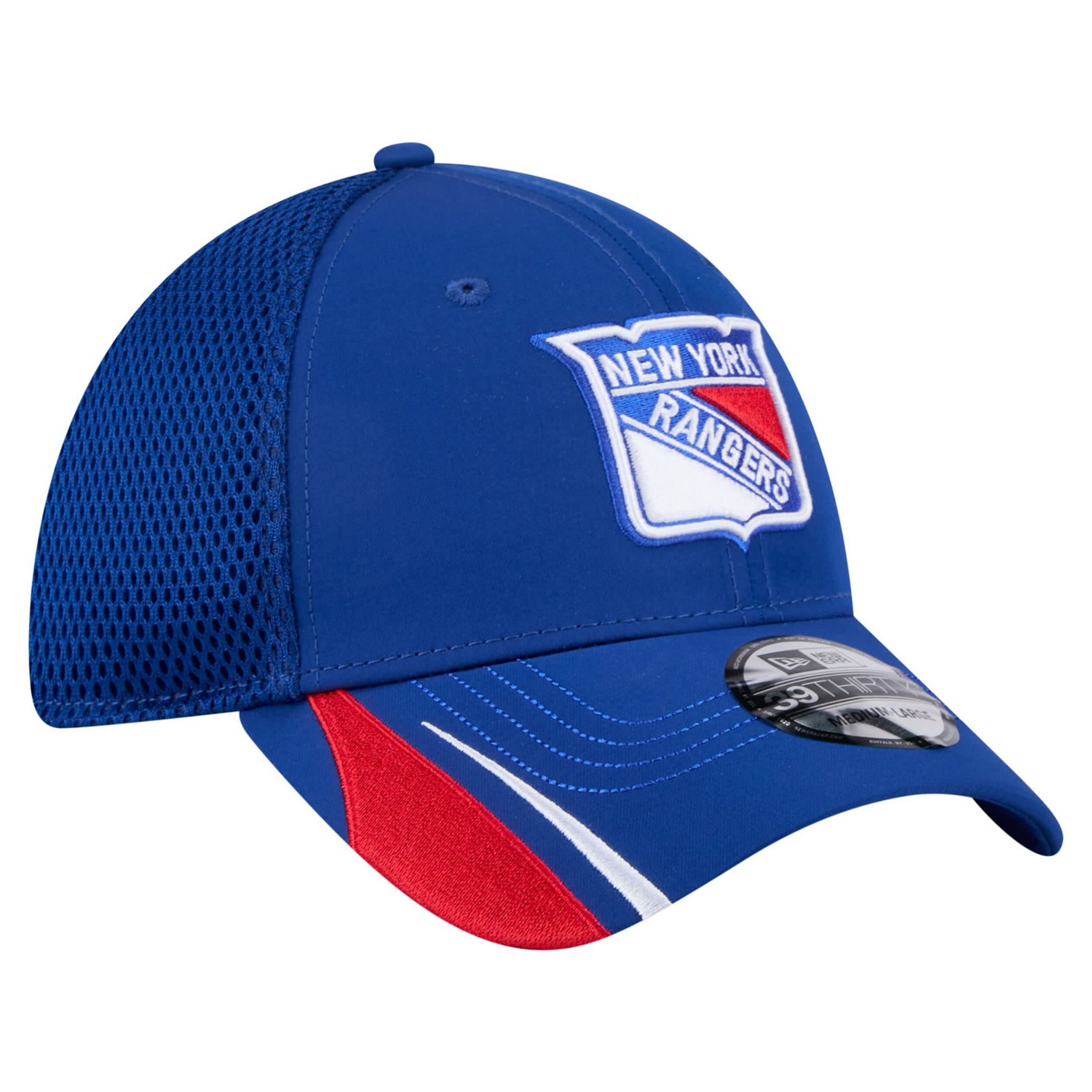 New Era New York Rangers Linear Featherweight 39THIRTY Flex Hat - view number 3