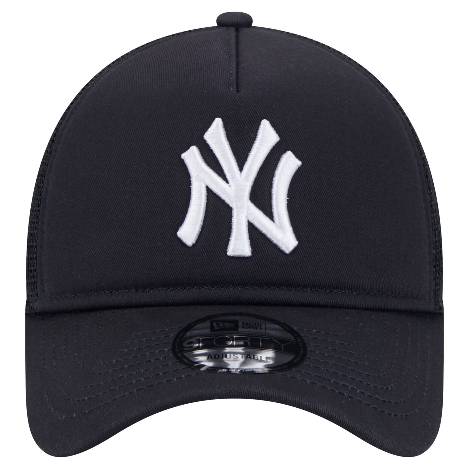 New Era New York Yankees 9FORTY A-Frame Trucker Adjustable Hat - view number 2