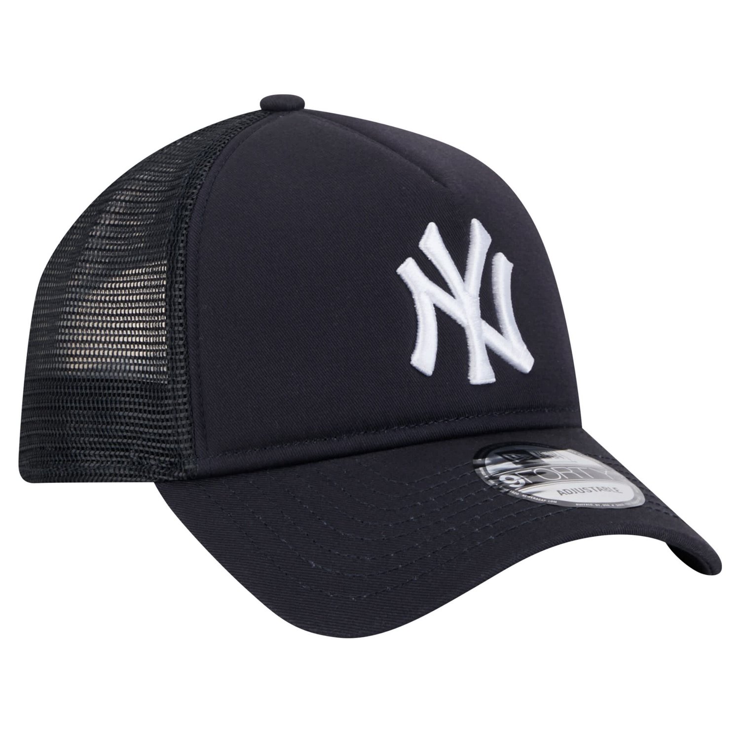 New Era New York Yankees 9FORTY A-Frame Trucker Adjustable Hat - view number 3