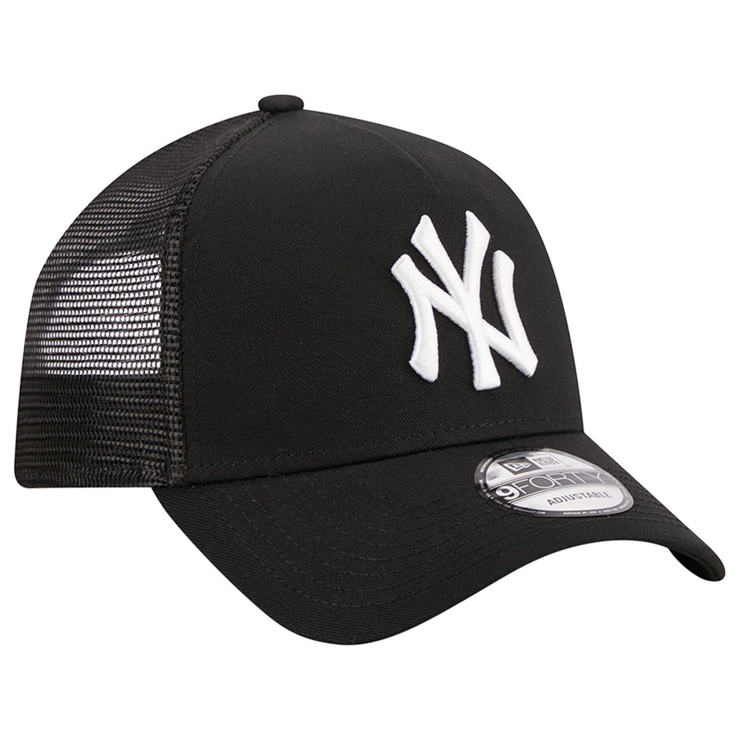 New Era New York Yankees A-Frame 9FORTY Trucker Adjustable Hat - view number 3