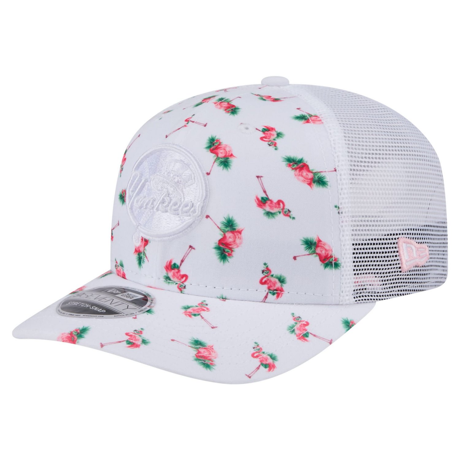 New Era New York Yankees Flamingo Mesh Back 9SEVENTY Stretch-Snap Hat