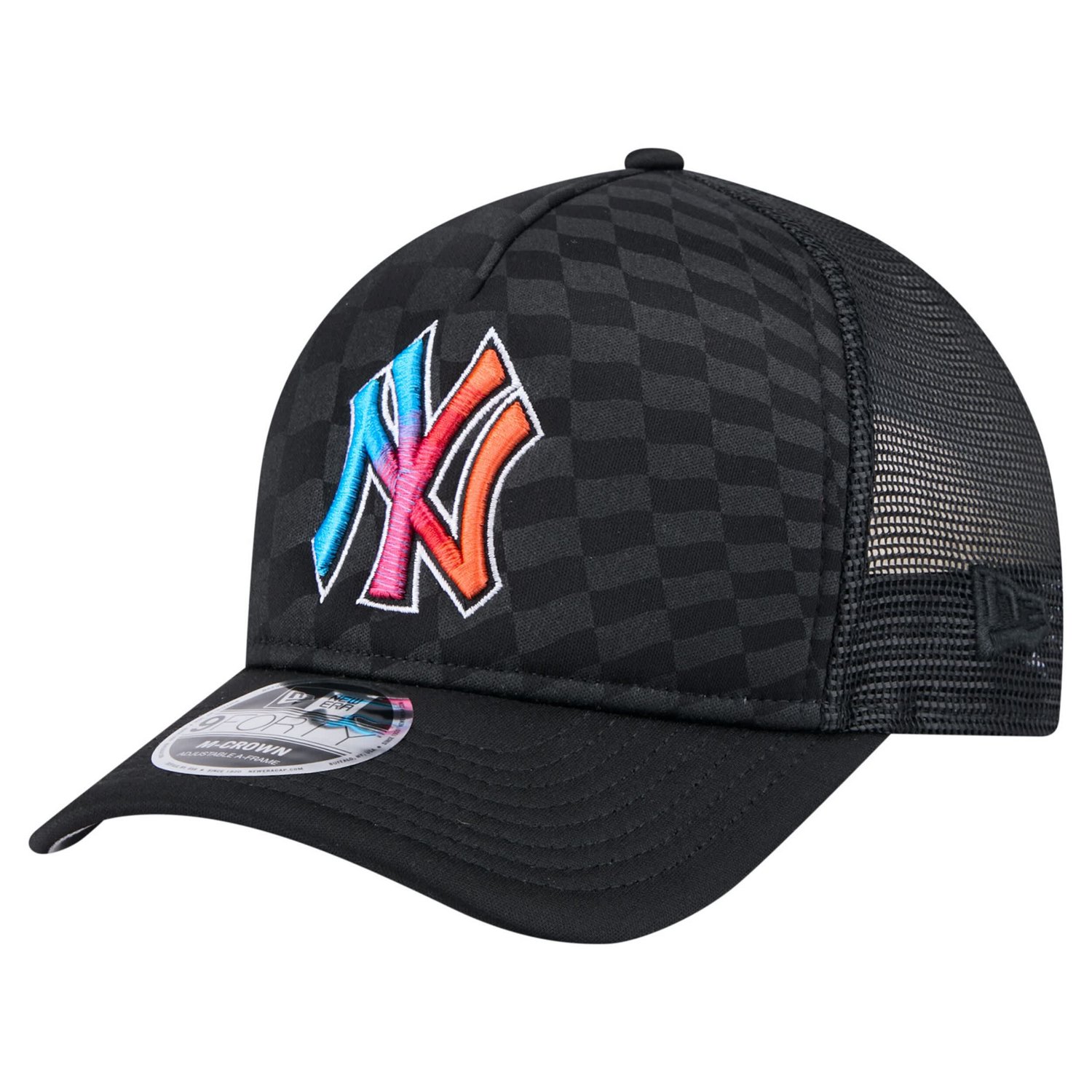 New Era New York Yankees Gradient 9FORTY A-Frame M-Crown Trucker Adjustable Hat