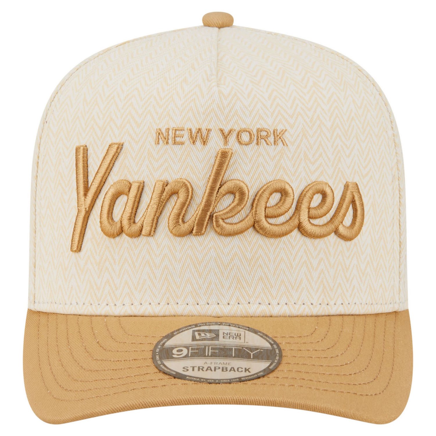 New Era New York Yankees Herringbone 9FIFTY A-Frame Snapback Hat - view number 2