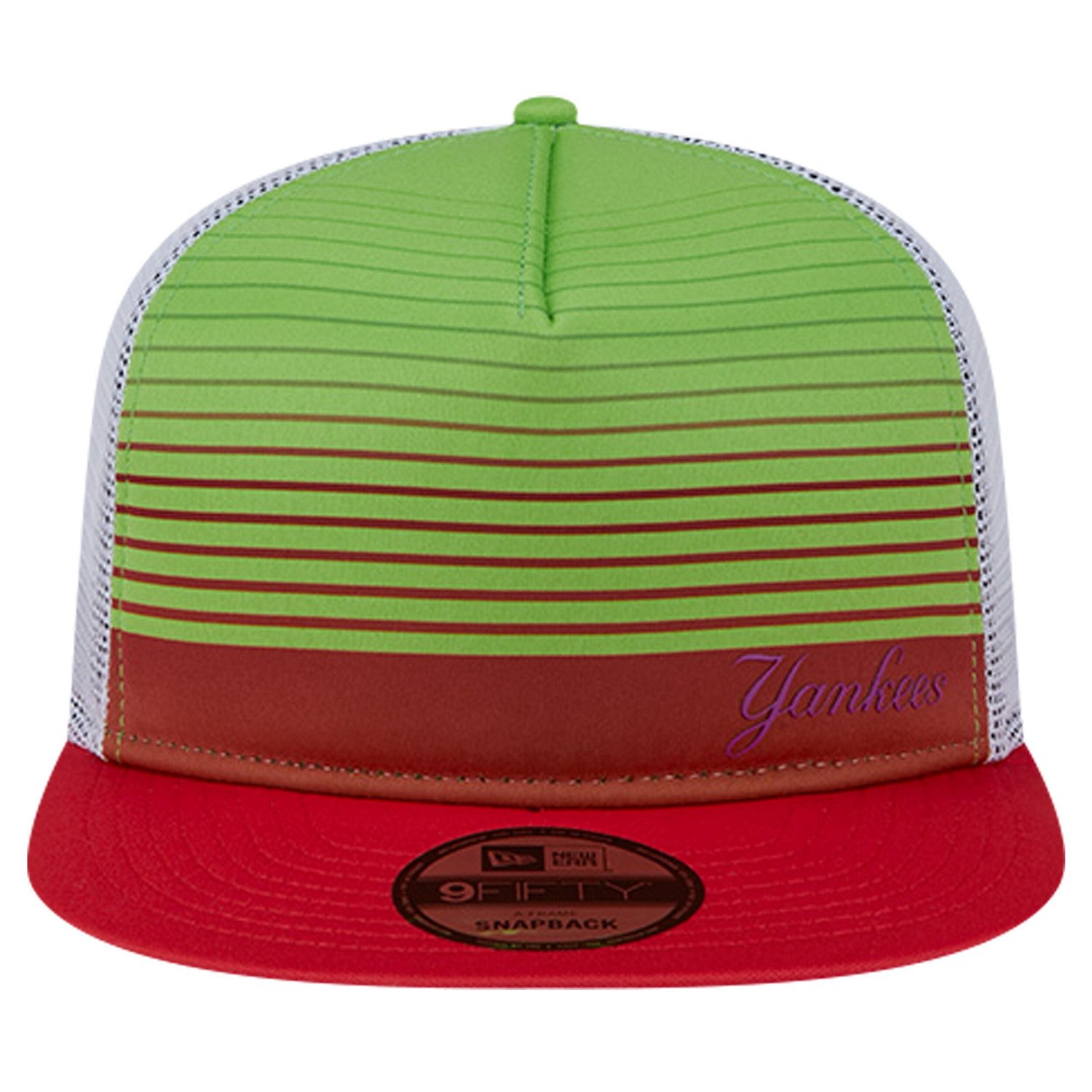 New Era New York Yankees Neon Horizon A-Frame Trucker 9FIFTY Snapback Hat - view number 2