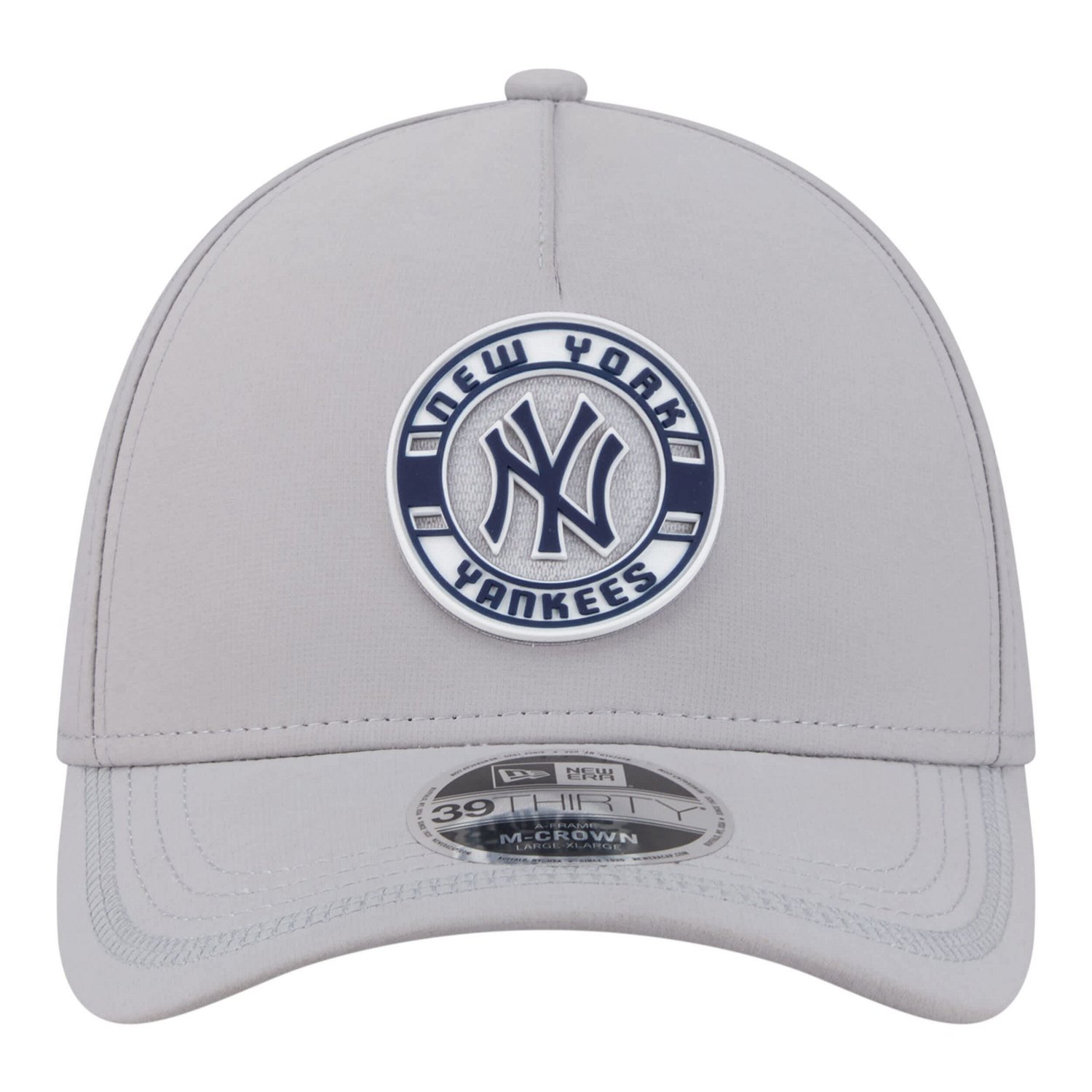 New Era New York Yankees Patch 39THIRTY A-Frame M-Crown Perforated Flex Hat - view number 2