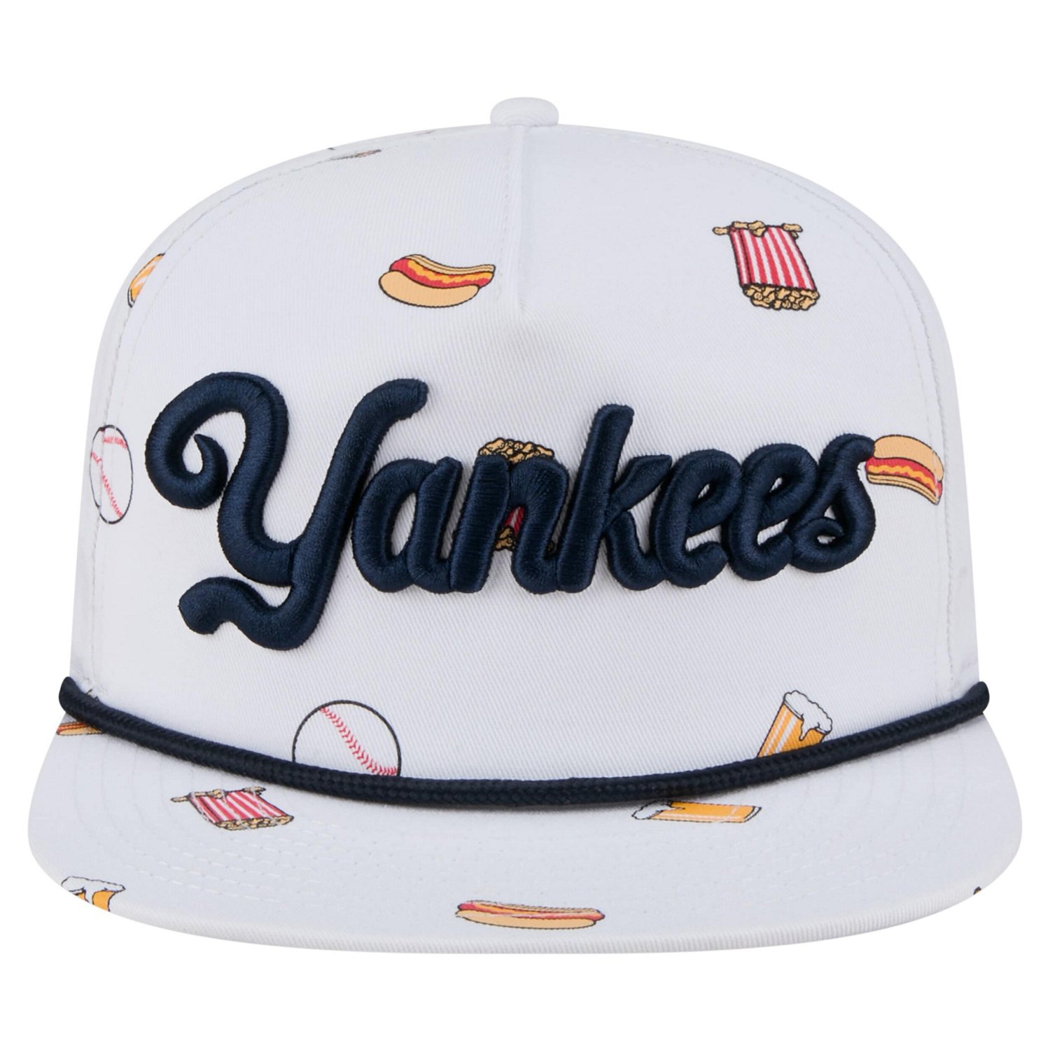 New Era New York Yankees Team Cheer Rope 19TWENTY Adjustable Hat - view number 2