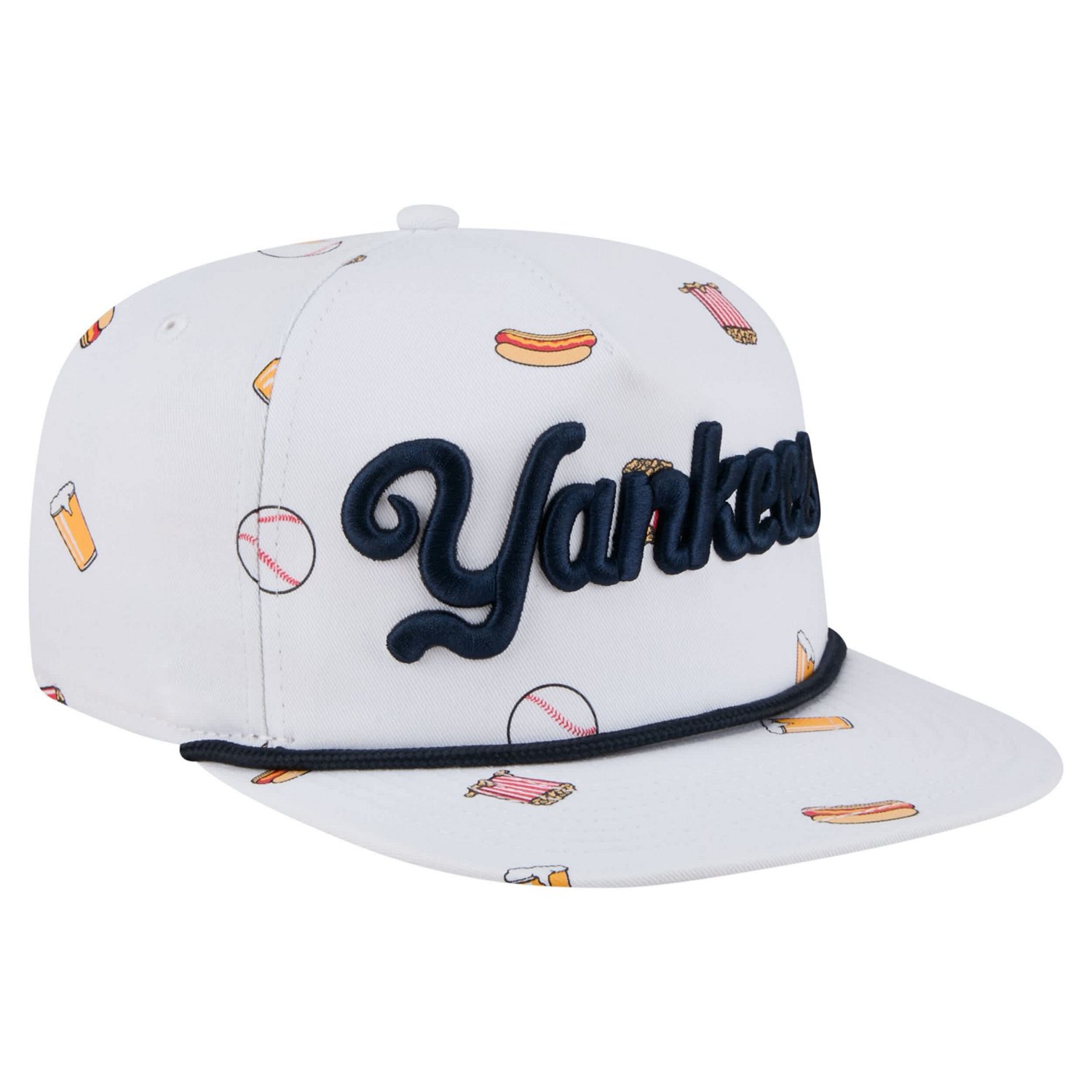 New Era New York Yankees Team Cheer Rope 19TWENTY Adjustable Hat - view number 3