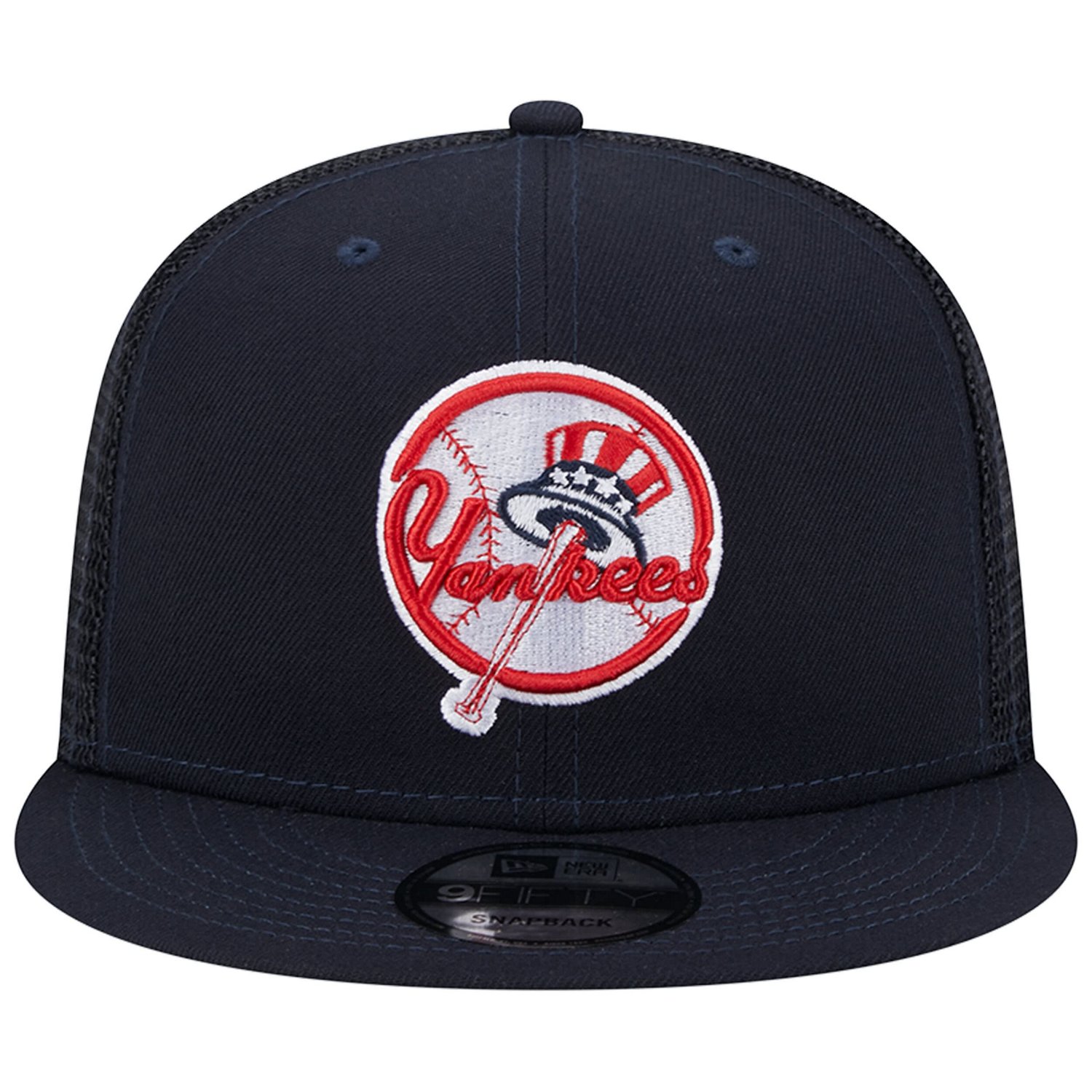 New Era New York Yankees Team Color Trucker 9FIFTY Snapback Hat - view number 2