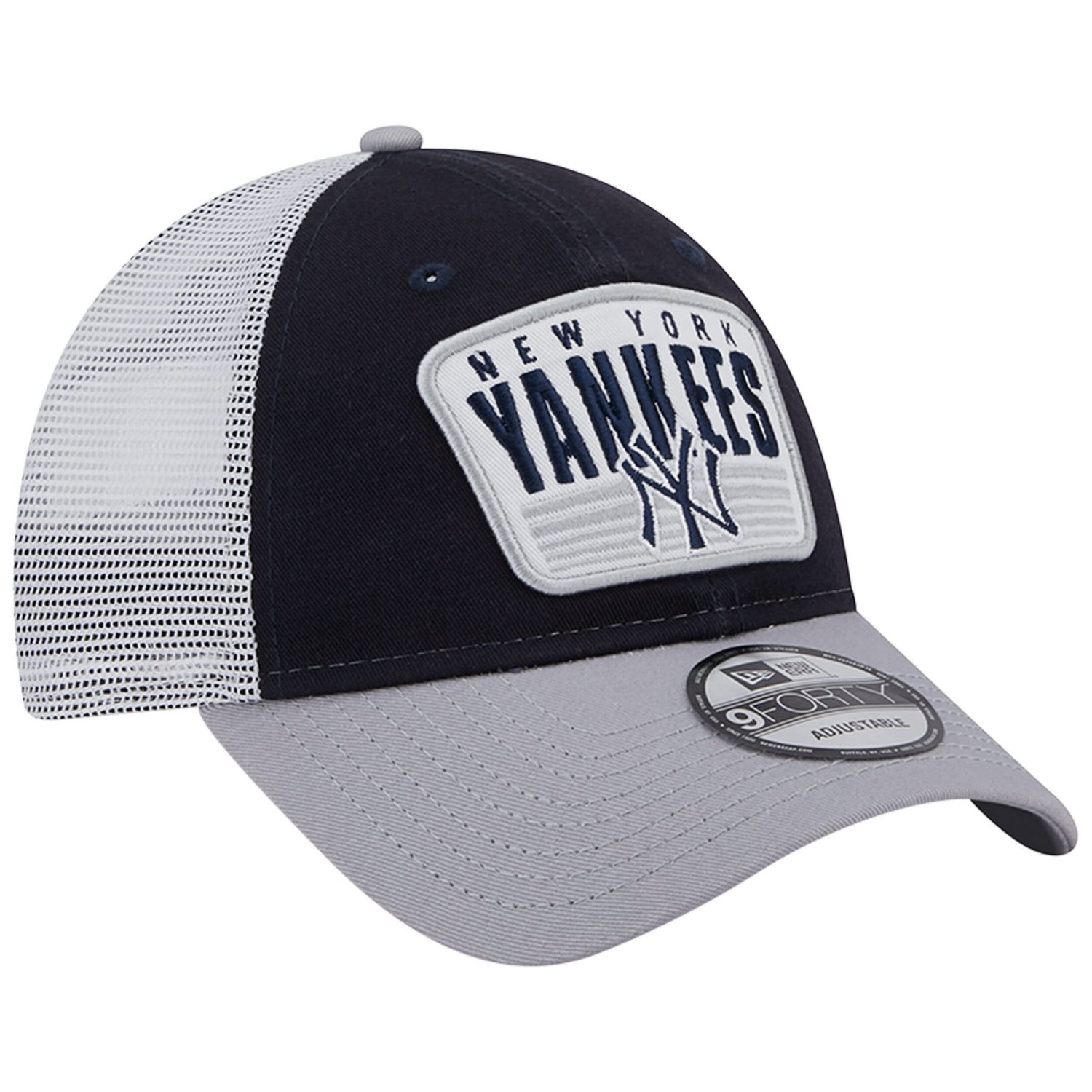New Era New York Yankees Two-Tone Patch 9FORTY Snapback Hat                                                                      - view number 3