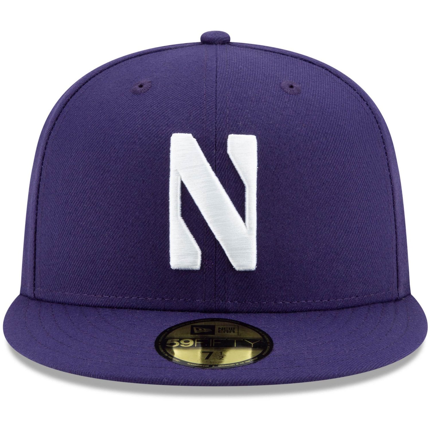 New Era Northwestern Wildcats Primary Team Logo Basic 59FIFTY Fitted Hat                                                         - view number 2