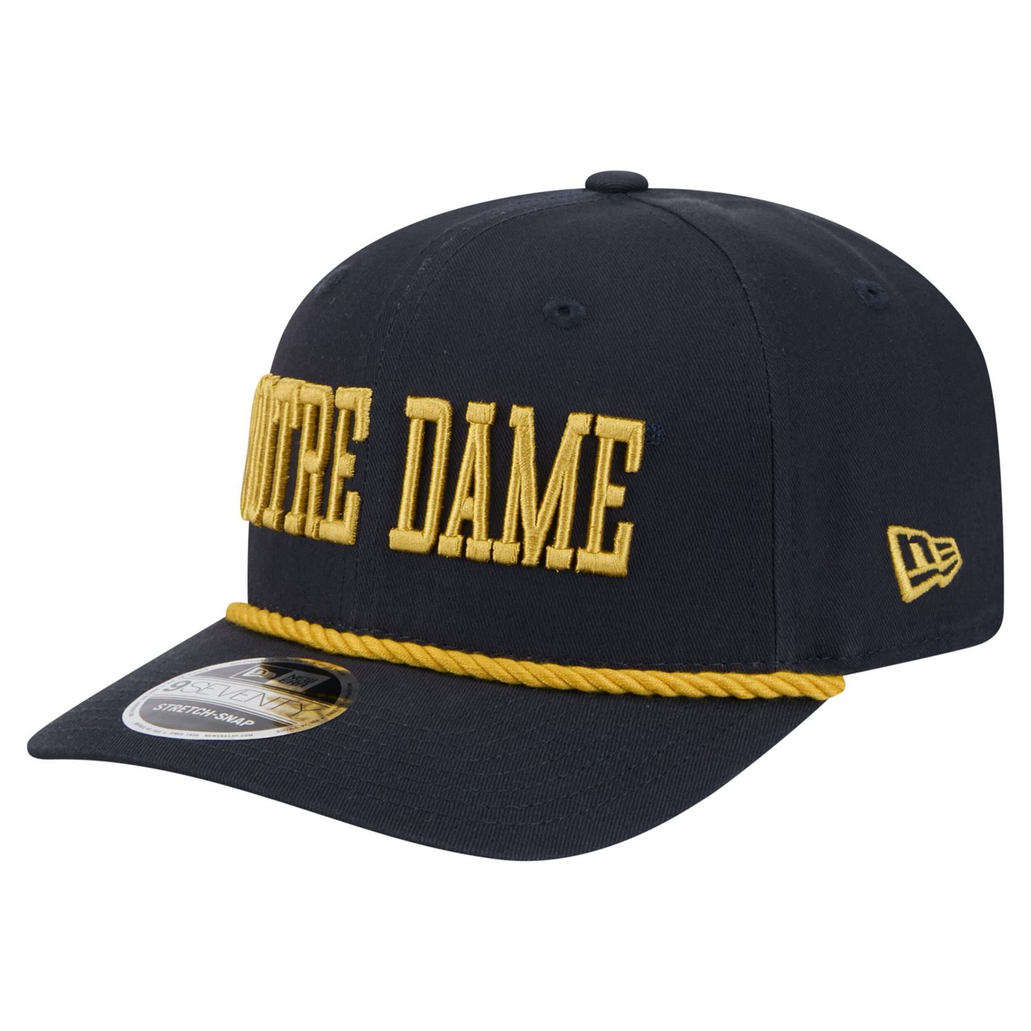 New Era Notre Dame Fighting Irish 9SEVENTY Stretch-Snap Adjustable Hat - view number 3