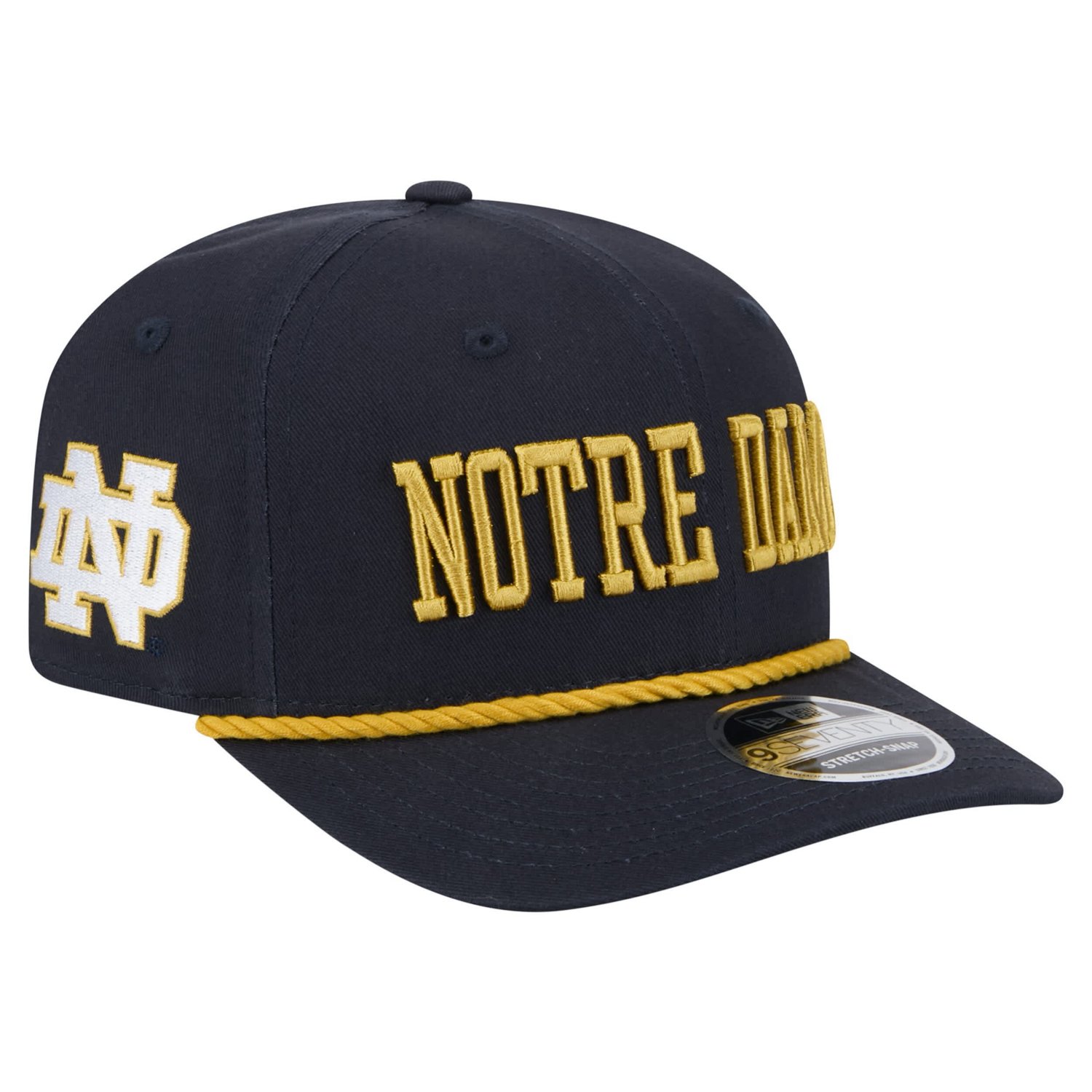 New Era Notre Dame Fighting Irish 9SEVENTY Stretch-Snap Adjustable Hat