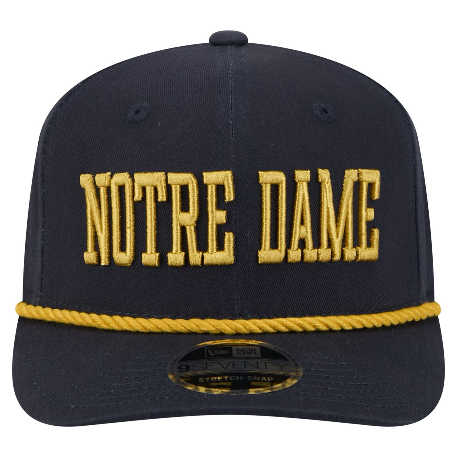 New Era Notre Dame Fighting Irish 9SEVENTY Stretch-Snap Adjustable Hat - view number 2