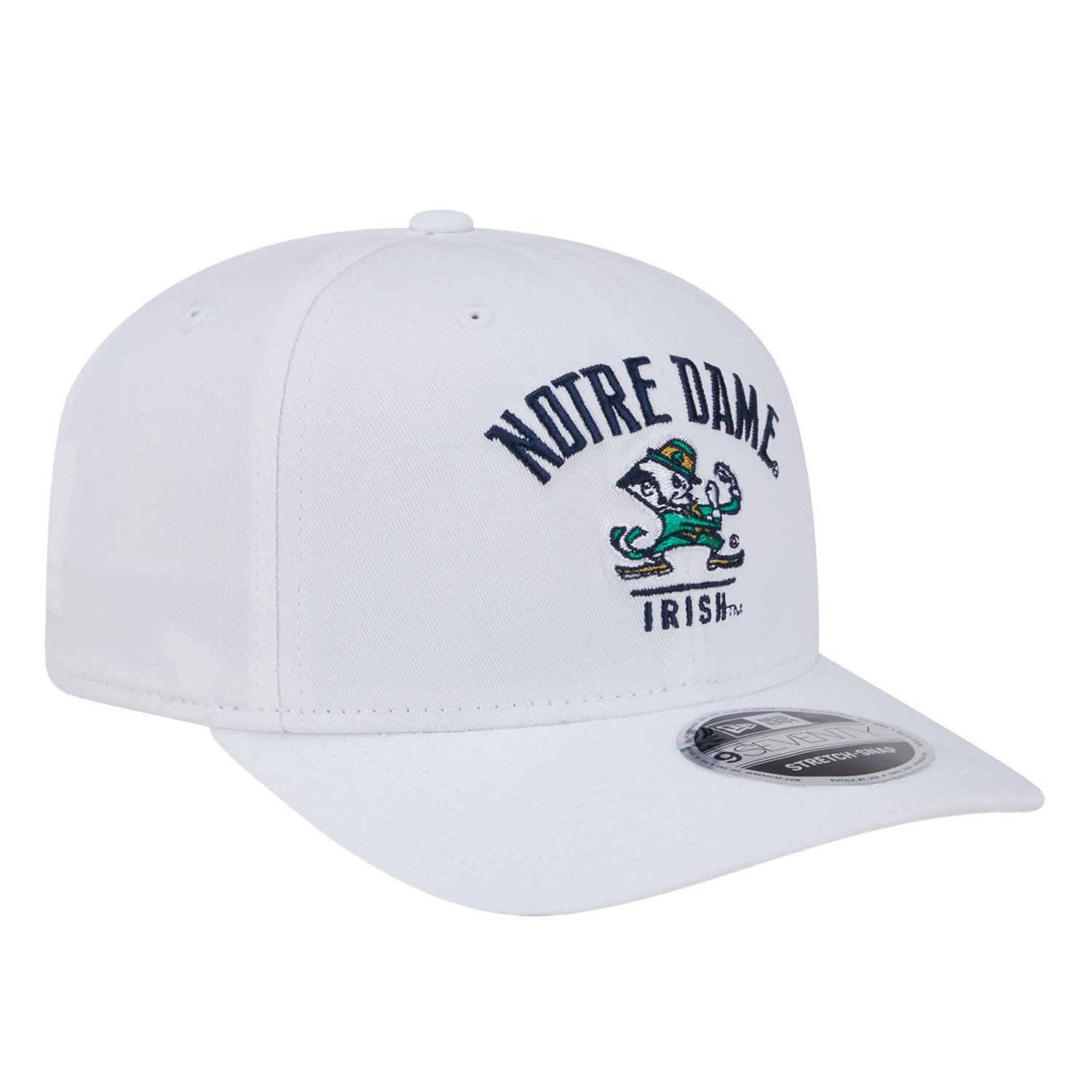 New Era Notre Dame Fighting Irish 9SEVENTY Team Stretch-Snap Adjustable Hat - view number 3