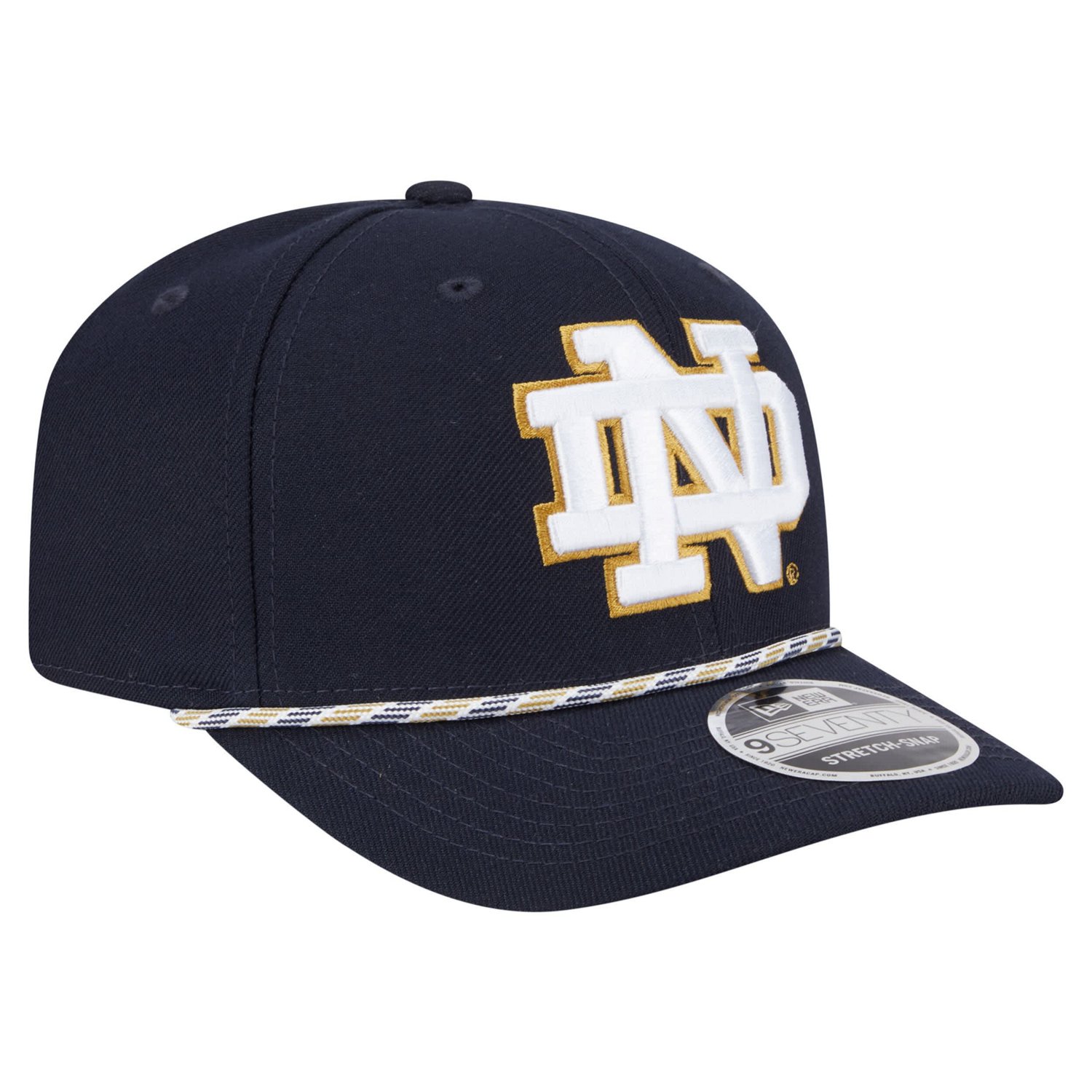 New Era Notre Dame Fighting Irish Game Day Multi-Rope 9SEVENTY Stretch-Snap Hat - view number 3
