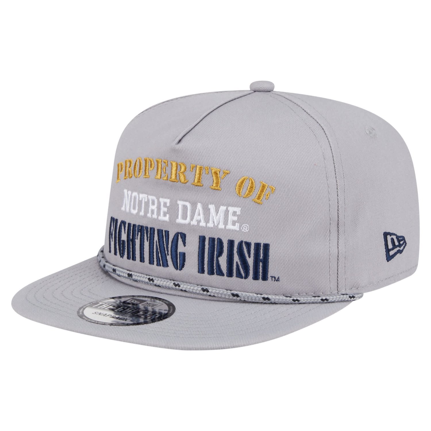 New Era Notre Dame Fighting Irish Golfer Vintage Adjustable Hat - view number 3
