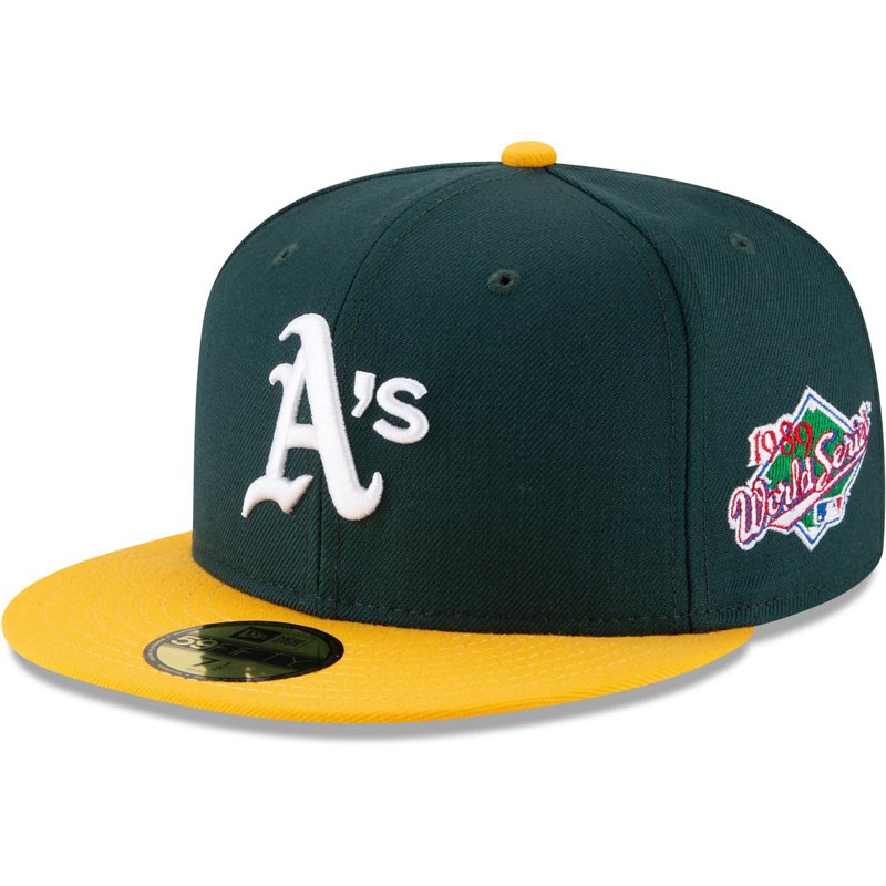 New Era Oakland Athletics 1989 World Series Wool 59FIFTY Fitted Hat-image