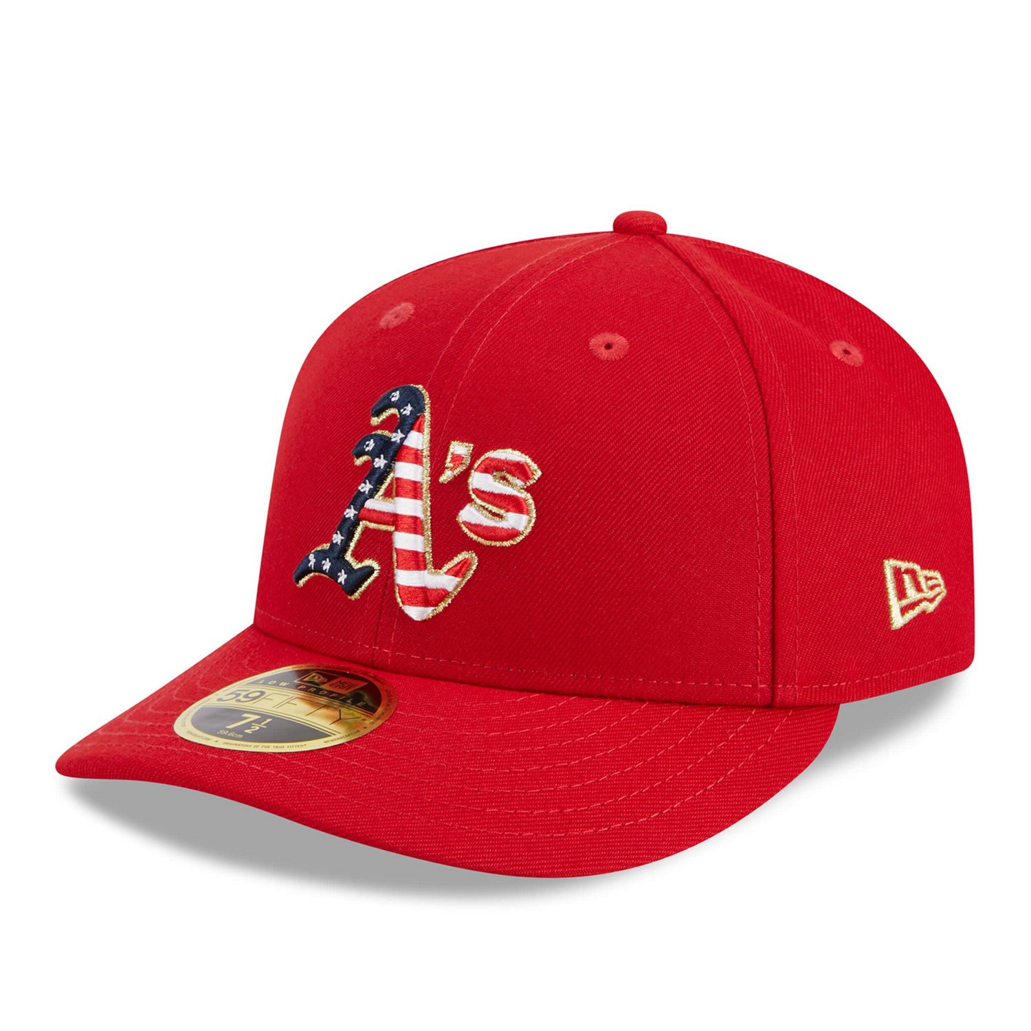New Era Oakland Athletics 2023 Fourth of July Low Profile 59FIFTY Fitted Hat                                                     - view number 3