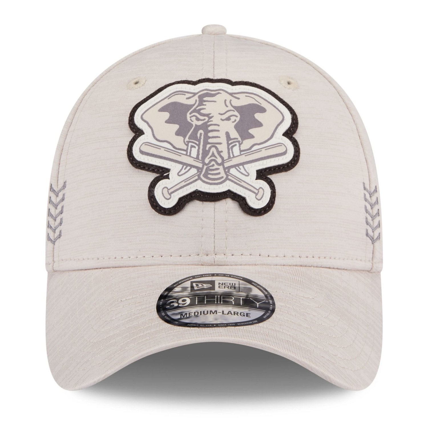 New Era Oakland Athletics 2024 Clubhouse 39THIRTY Flex Fit Hat                                                                   - view number 2