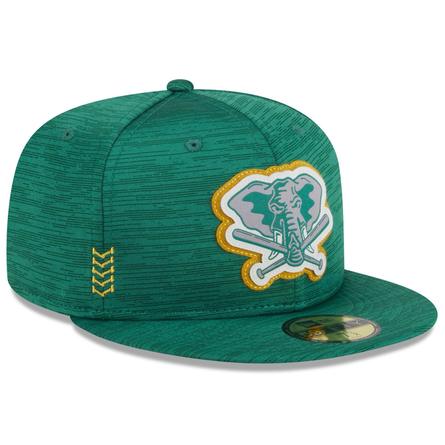 New Era Oakland Athletics 2024 Clubhouse 59FIFTY Fitted Hat                                                                      - view number 3