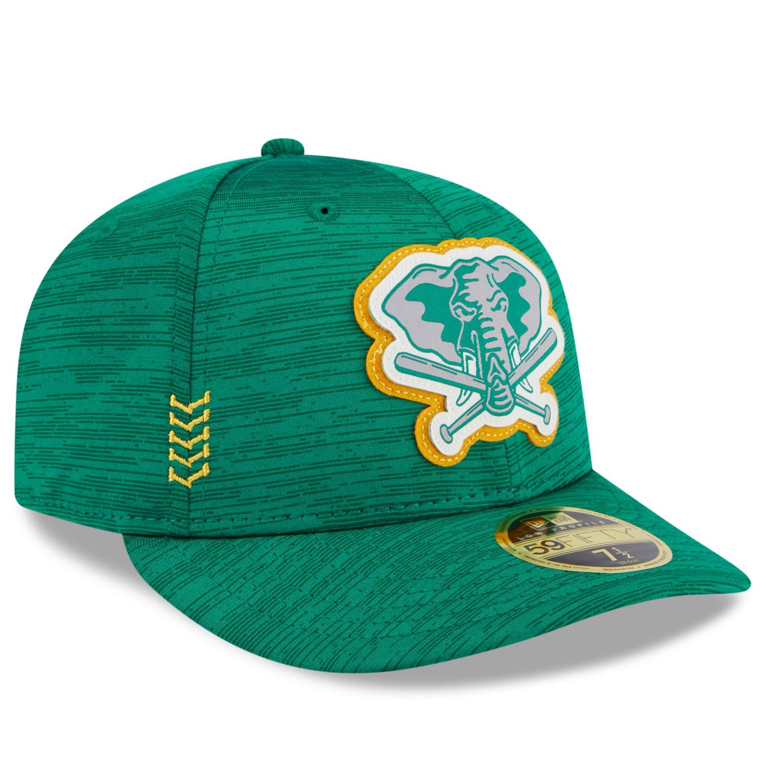 New Era Oakland Athletics 2024 Clubhouse Low Profile 59FIFTY Fitted Hat                                                          - view number 3