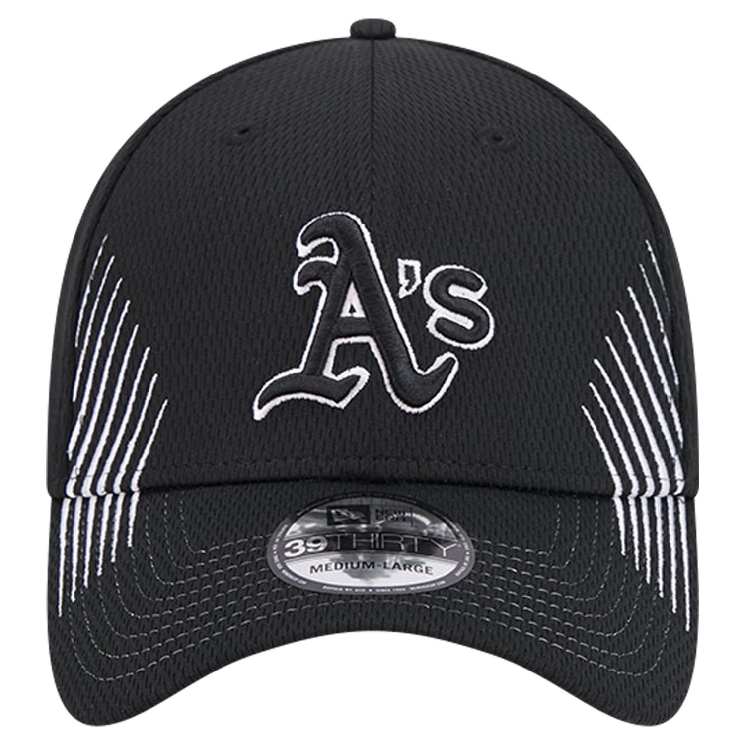 New Era Oakland Athletics Active Dash Mark 39THIRTY Flex Hat - view number 2
