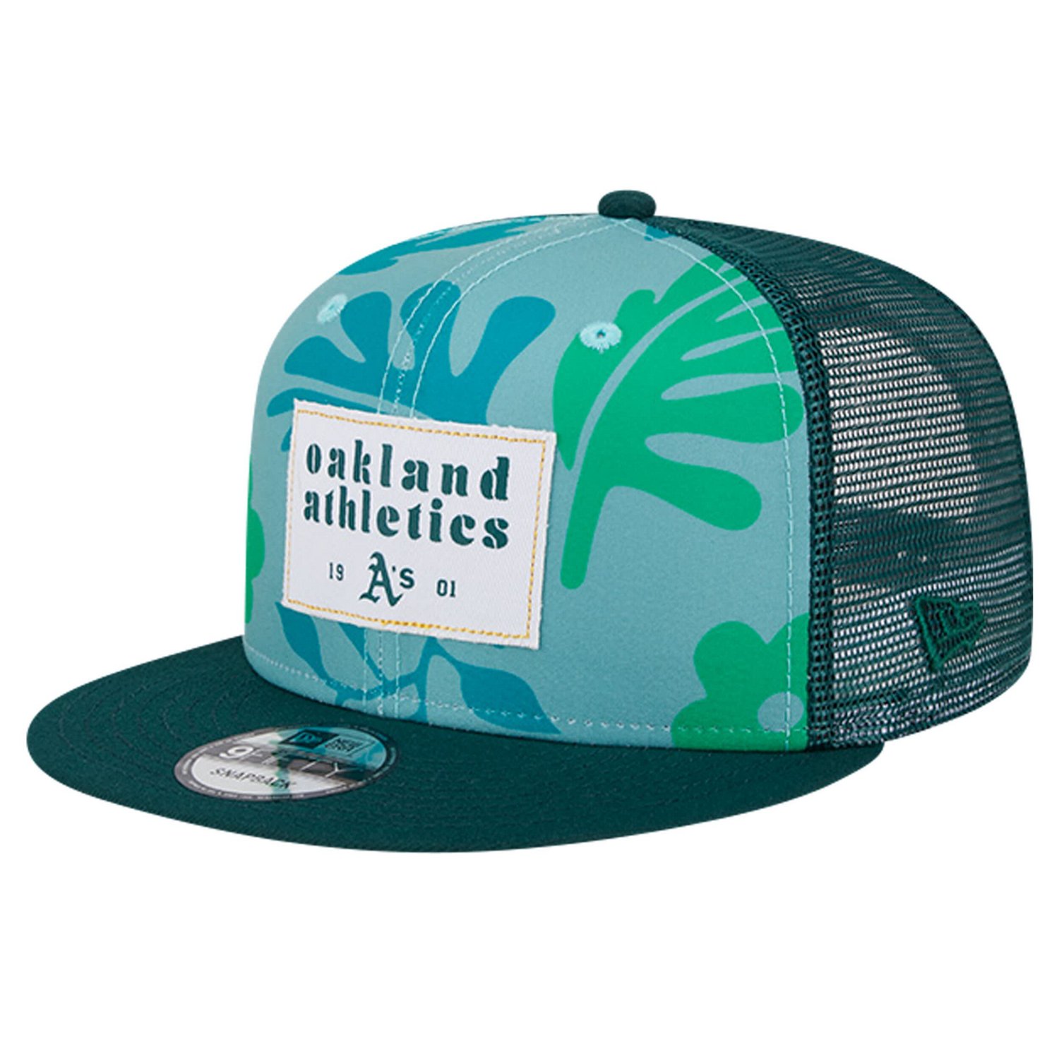New Era Oakland Athletics Bikini Bottom Trucker 9FIFTY Snapback Hat